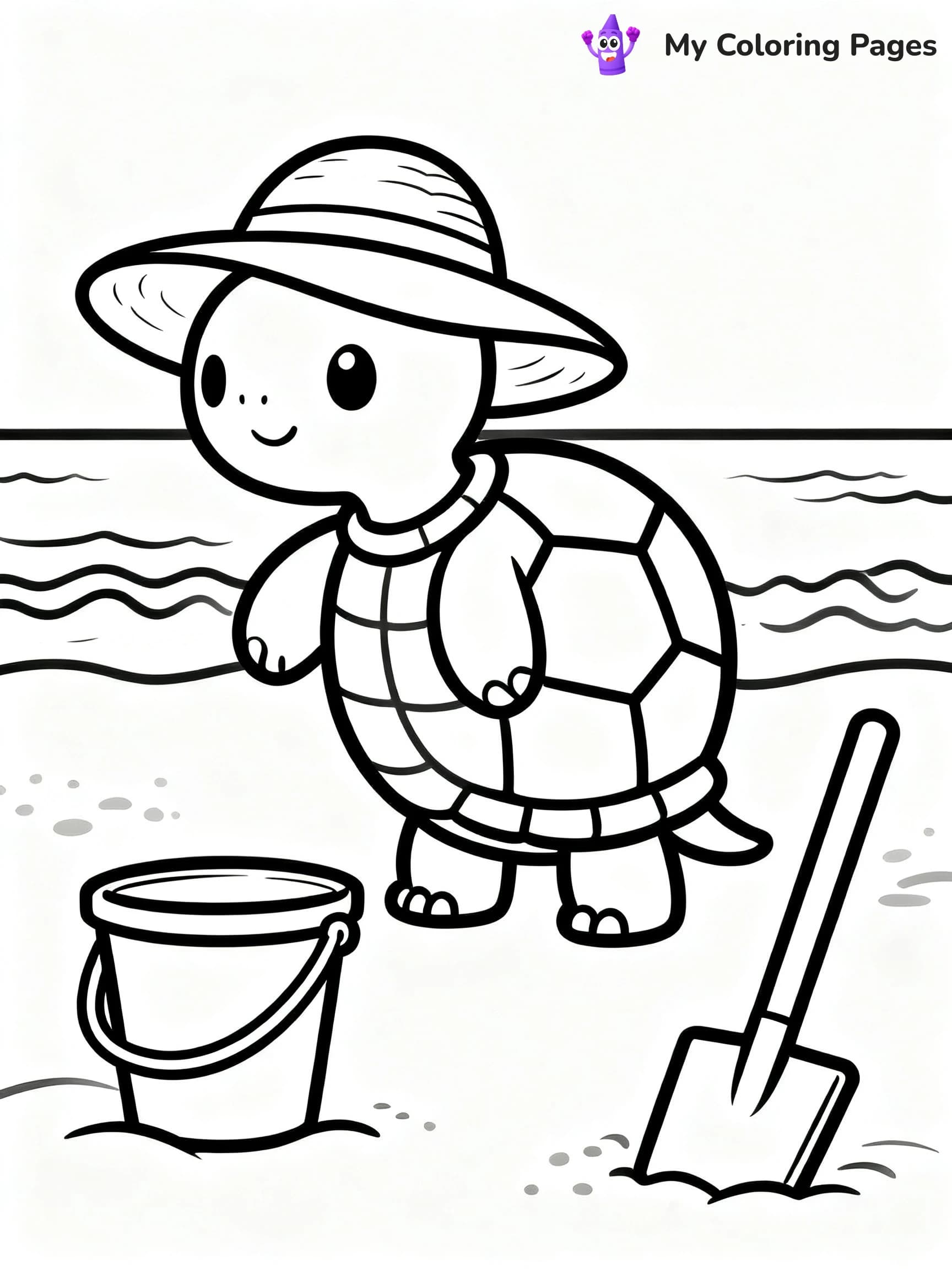 Snapping Turtle Coloring Pages - 12
