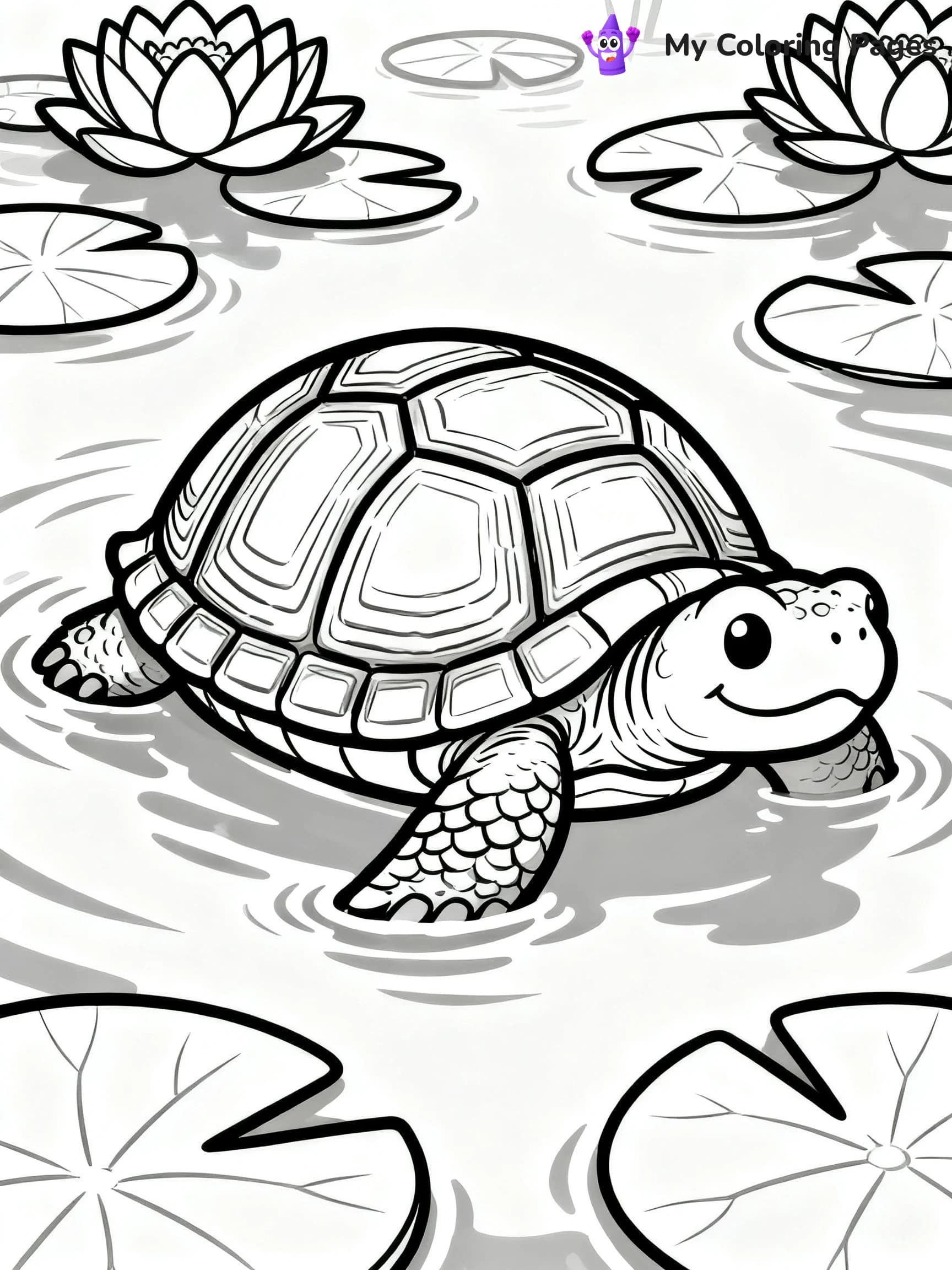 Snapping Turtle Coloring Pages - 5