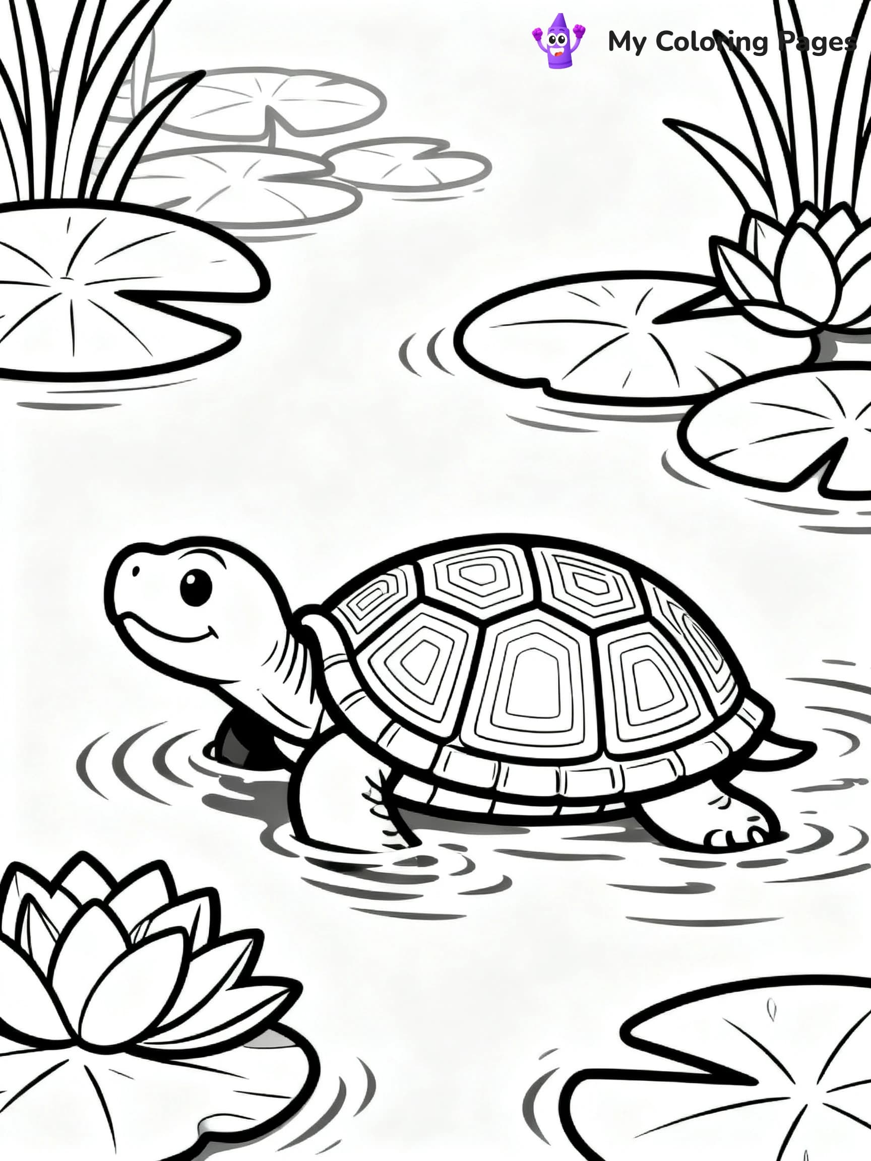 Snapping Turtle Coloring Pages - 3