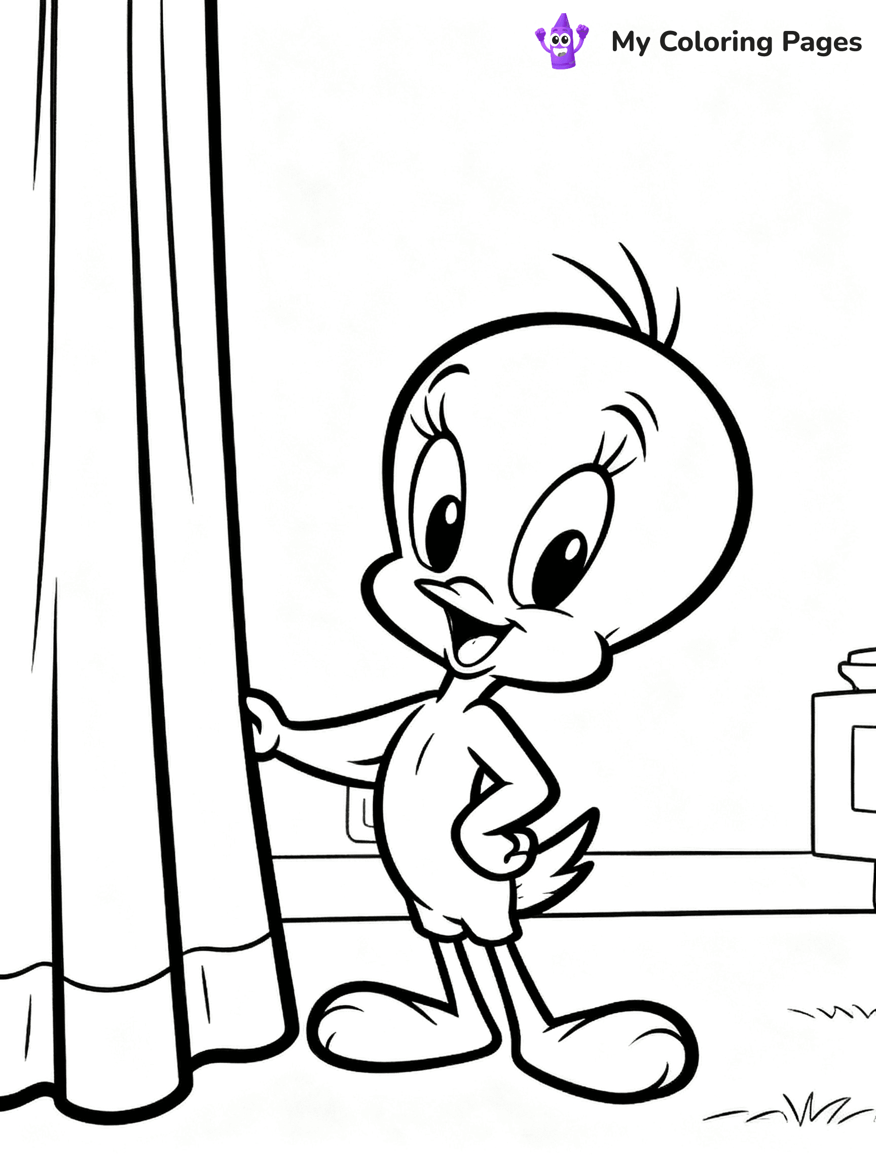 Tweety Coloring Pages - 11