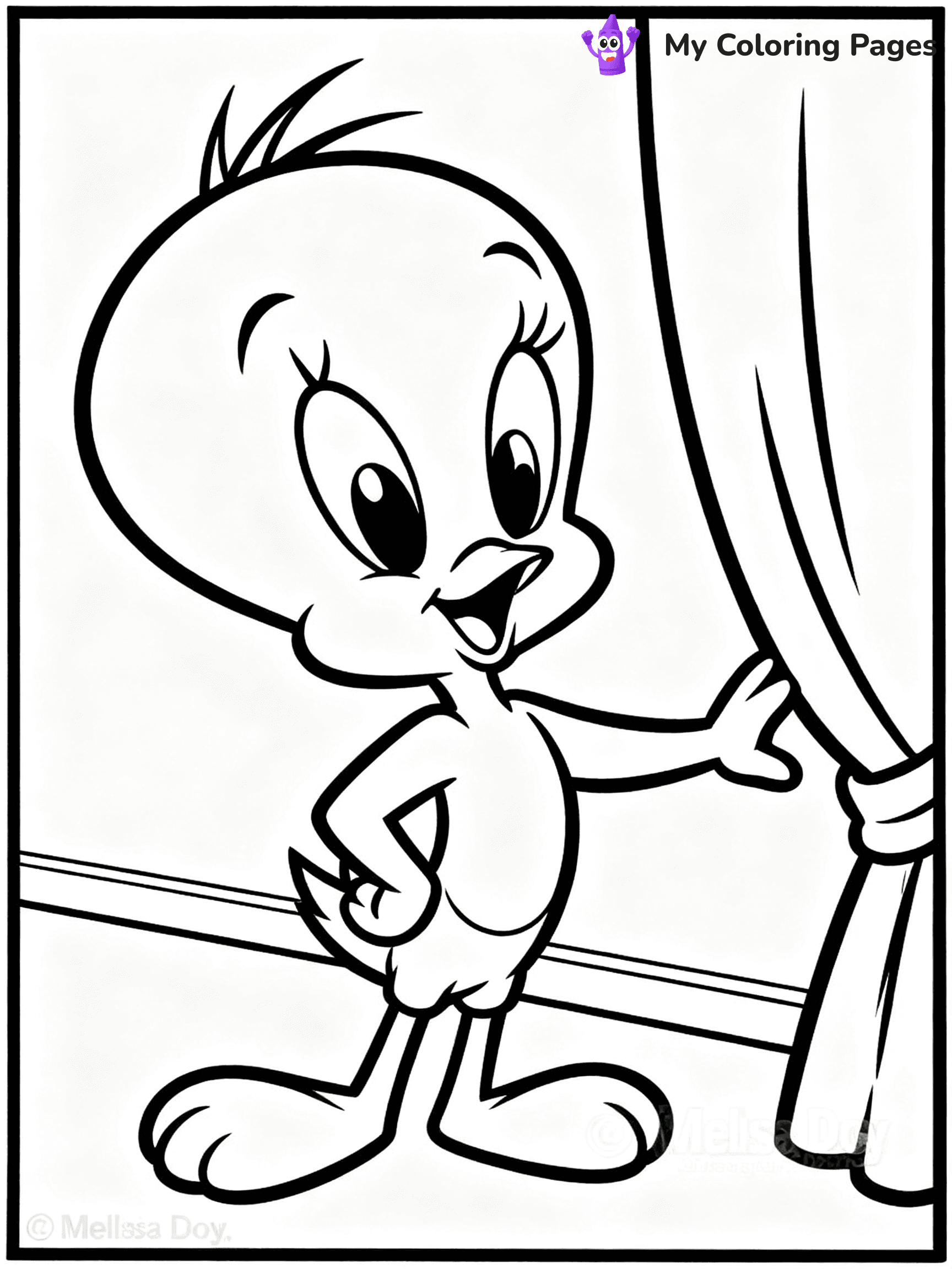 Tweety Coloring Pages - 8