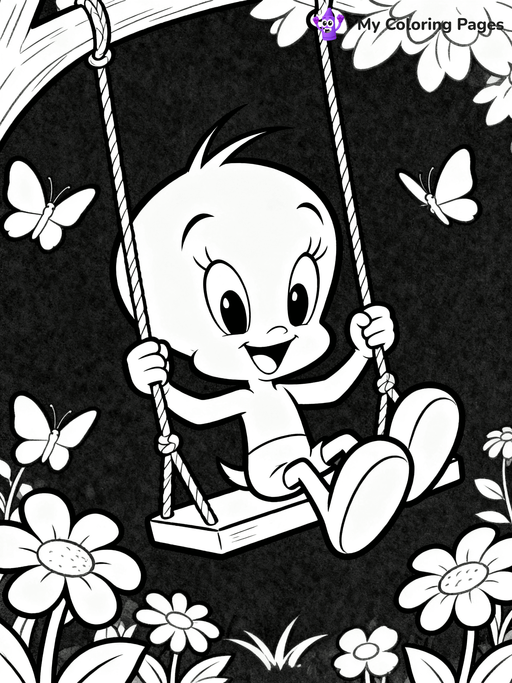 Tweety Coloring Pages - 4