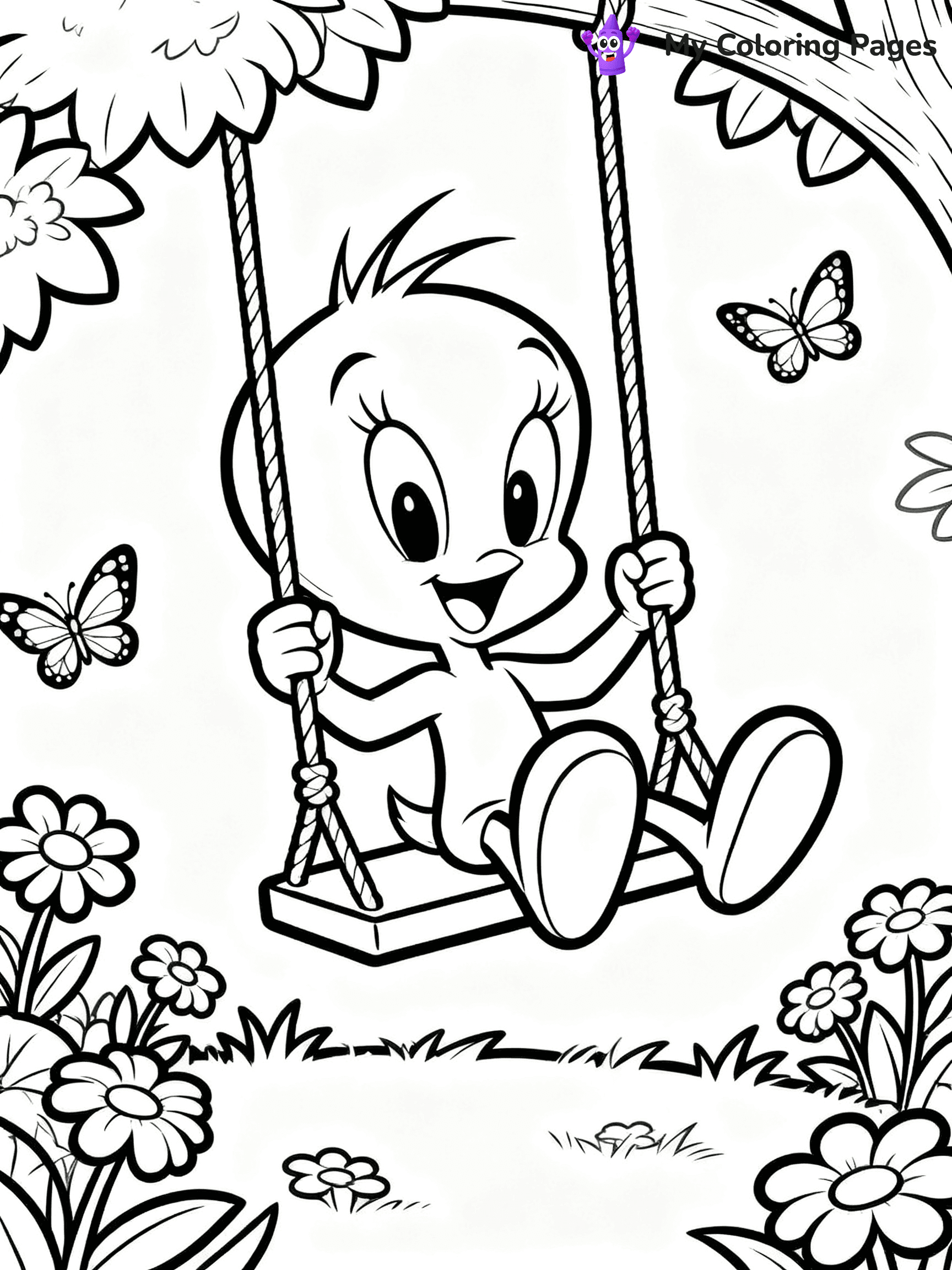 Tweety Coloring Pages - 2