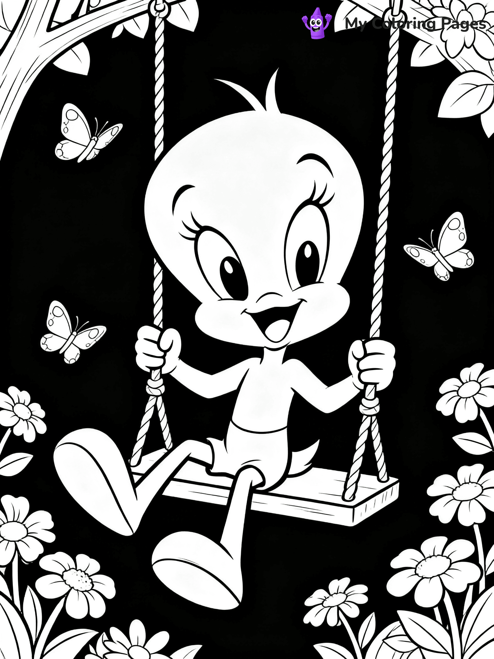 Tweety Coloring Pages - 1