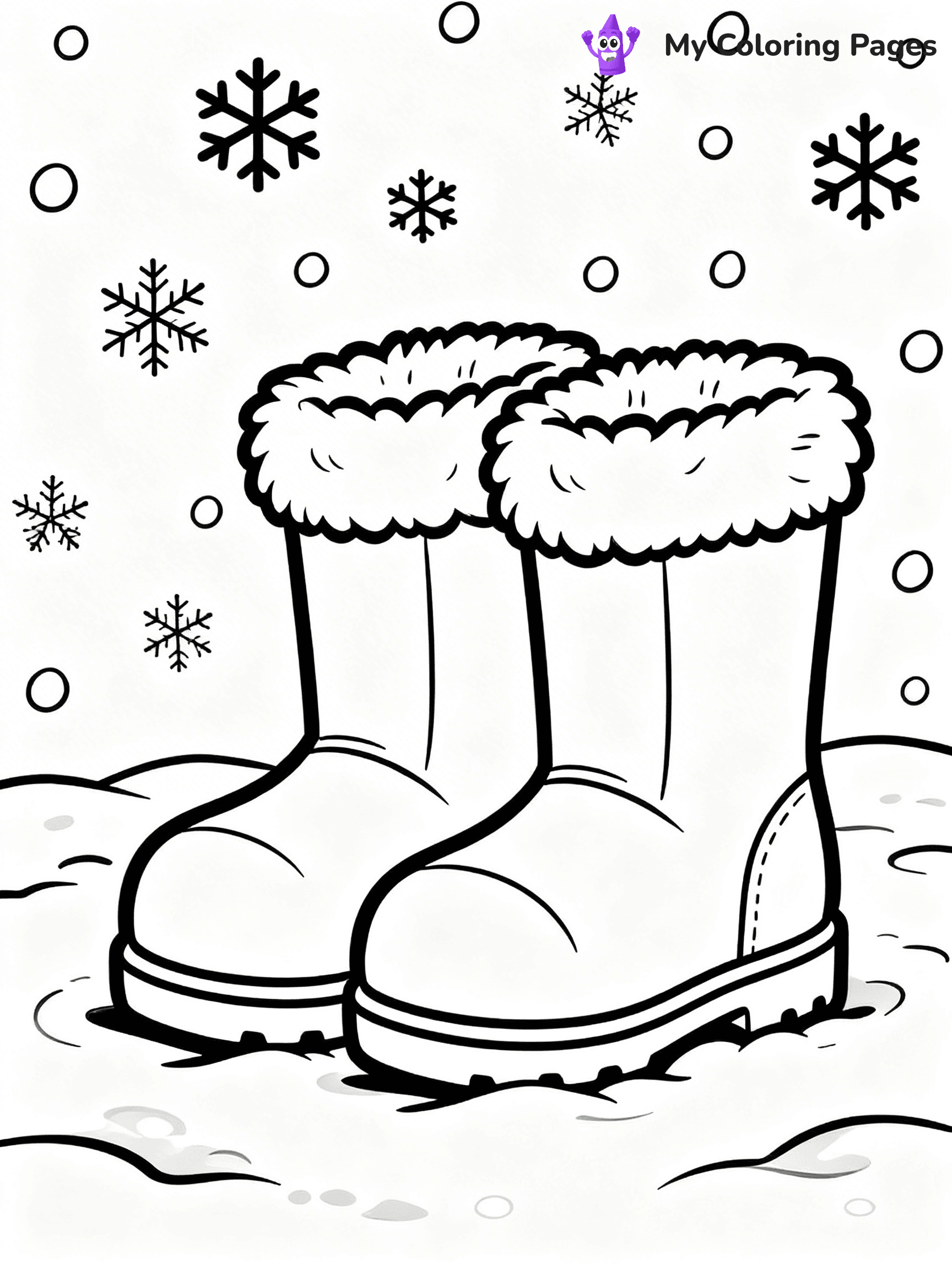 Boots Coloring Pages - 57