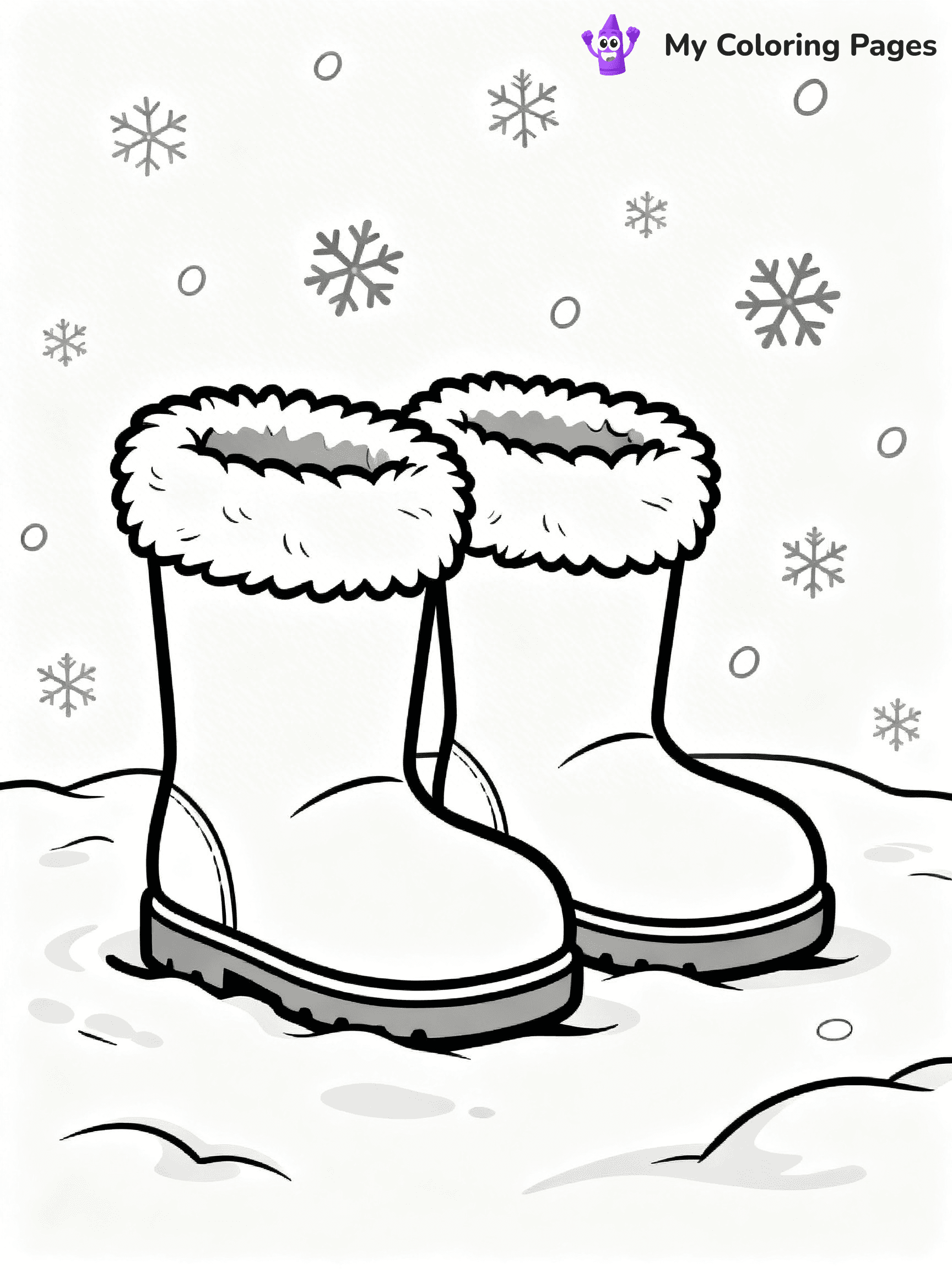 Boots Coloring Pages - 56