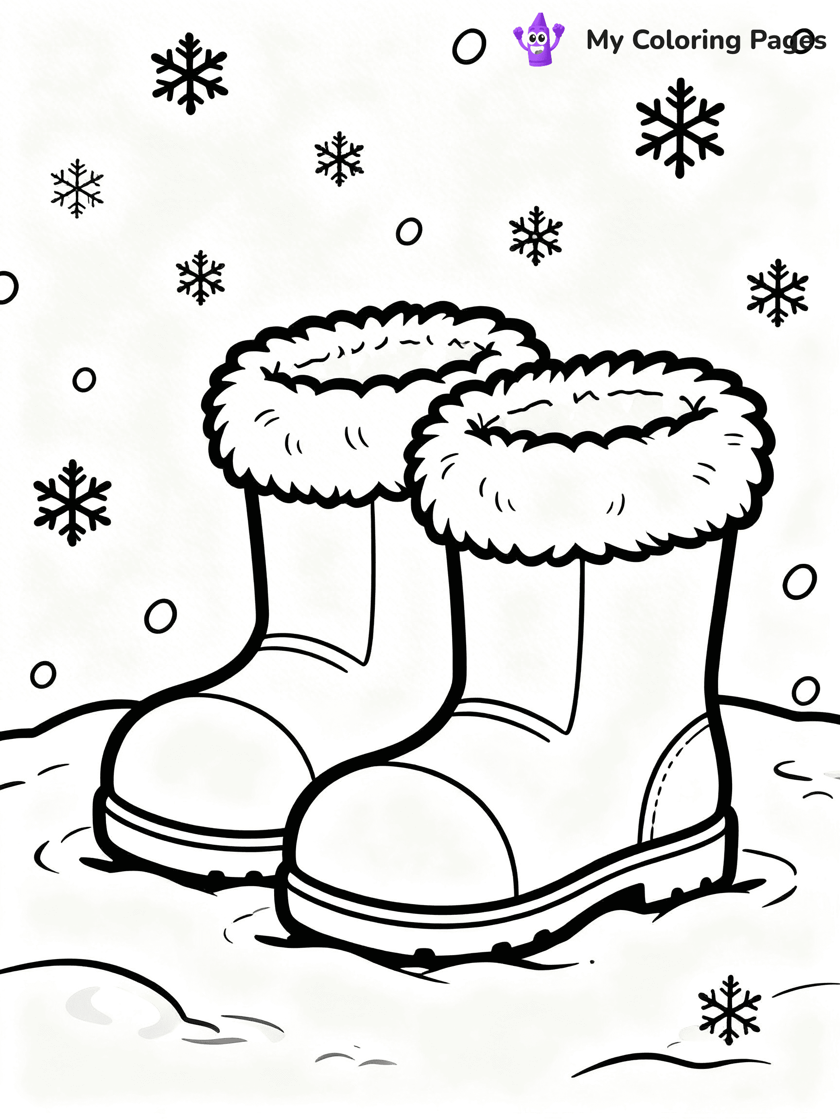 Boots Coloring Pages - 54