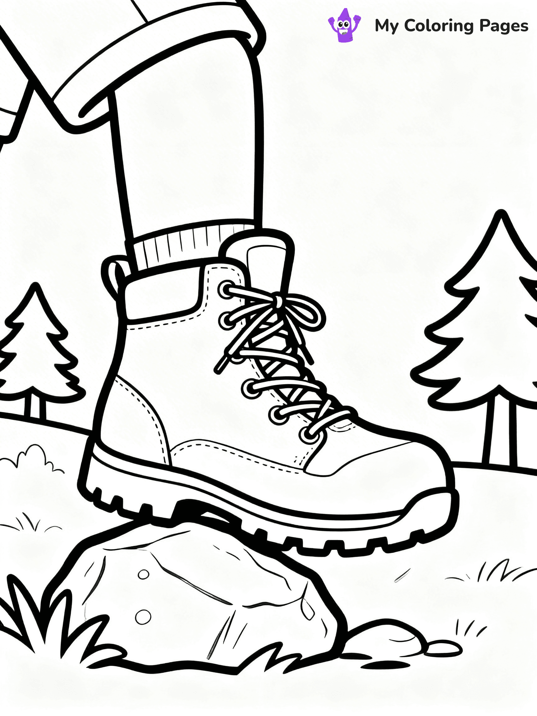 Boots Coloring Pages - 44