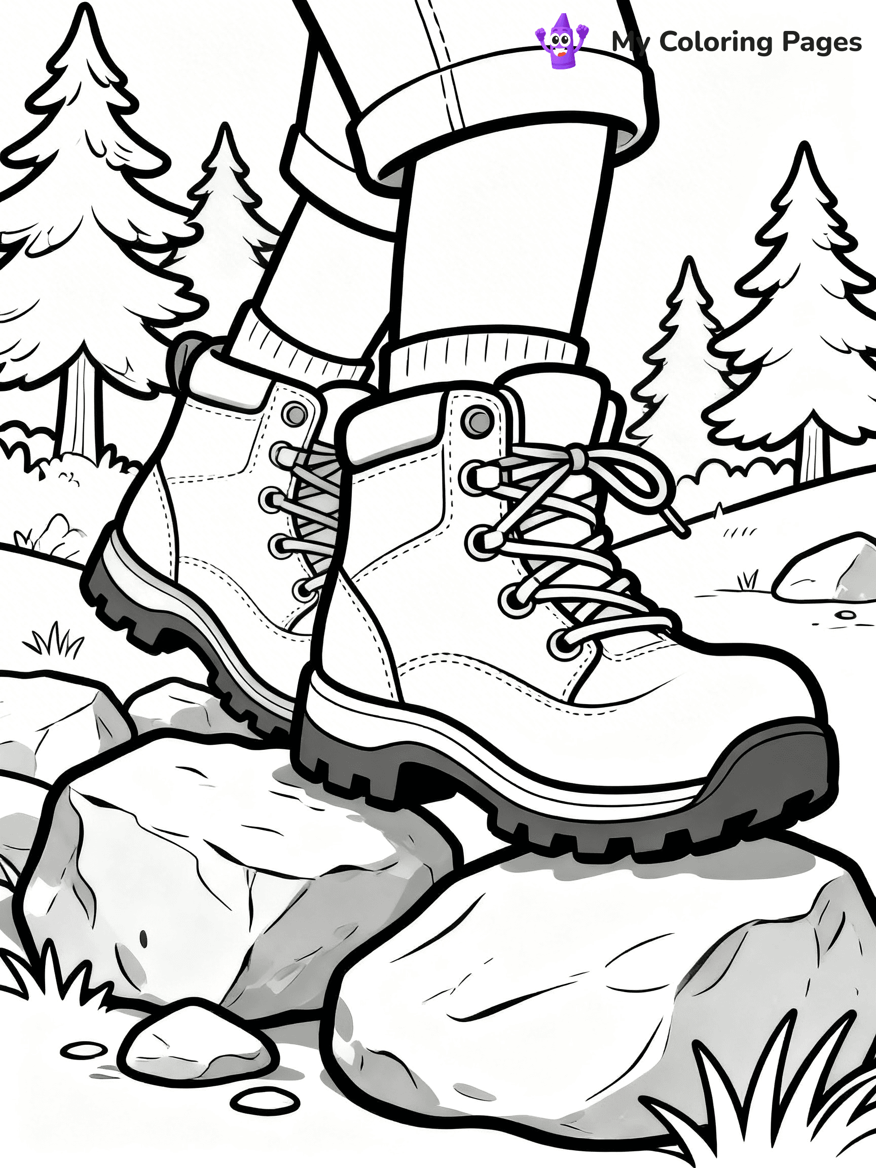 Boots Coloring Pages - 43