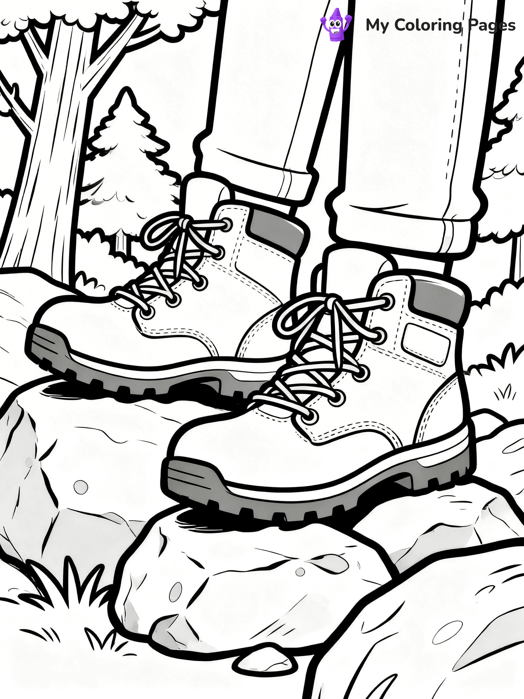Boots Coloring Pages - 42