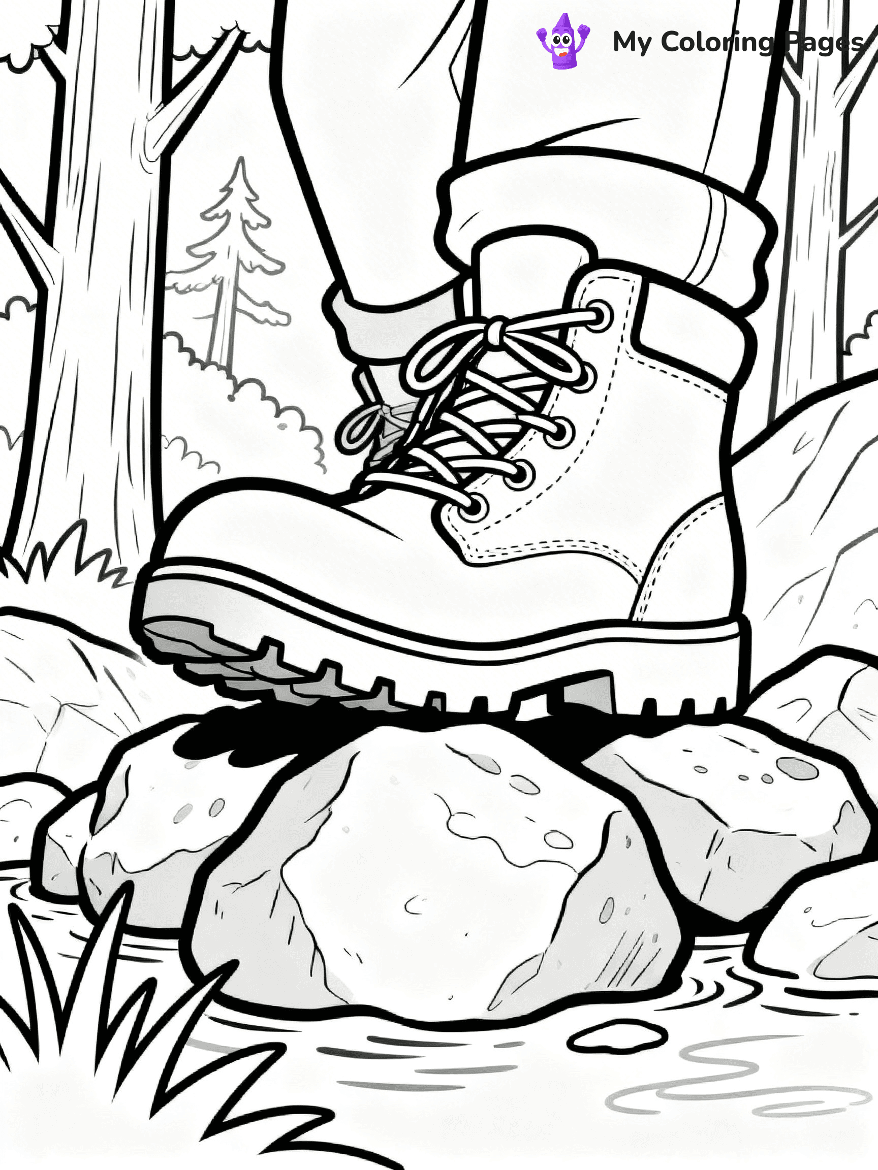 Boots Coloring Pages - 40