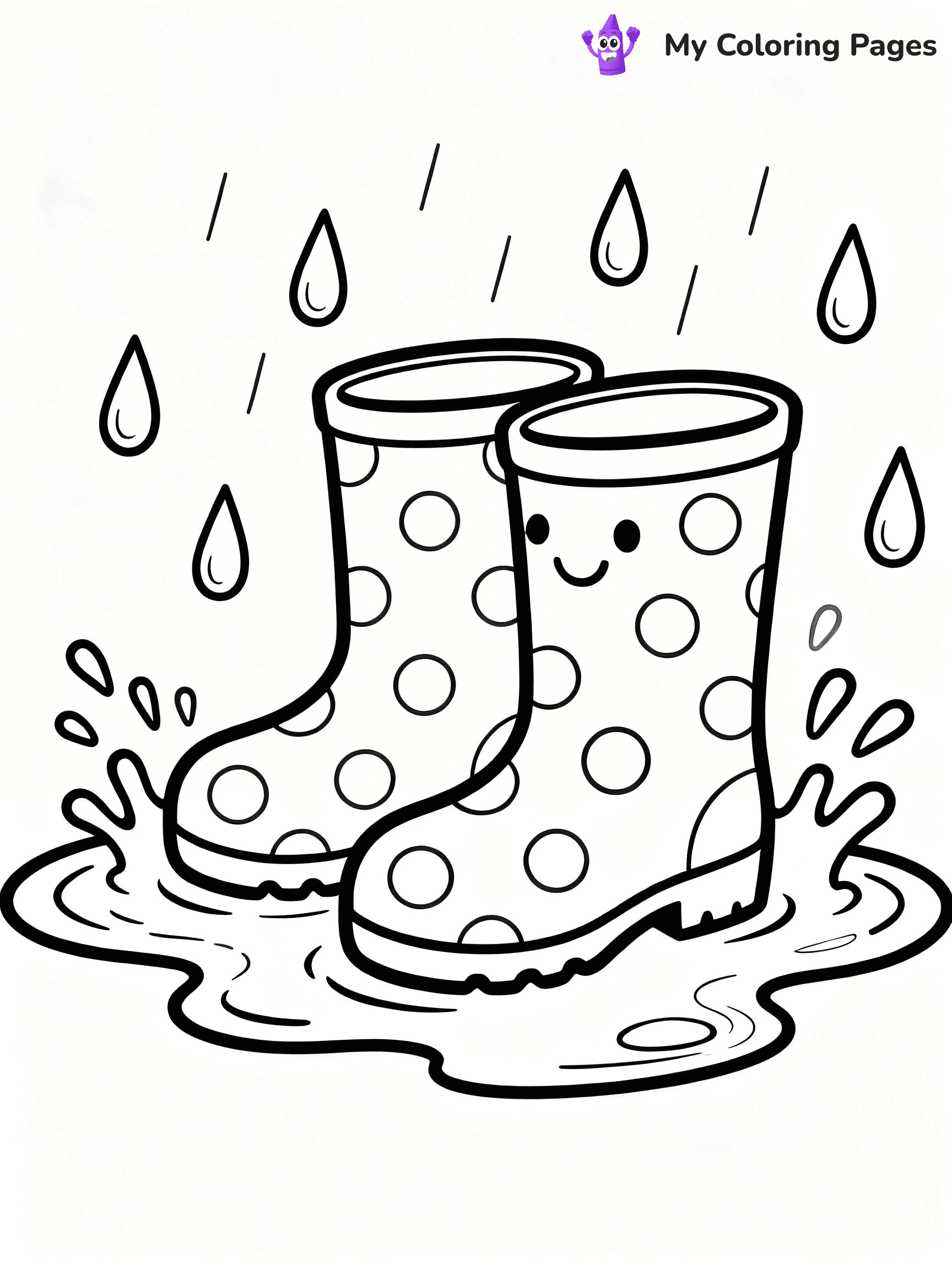 Boots Coloring Pages - 36