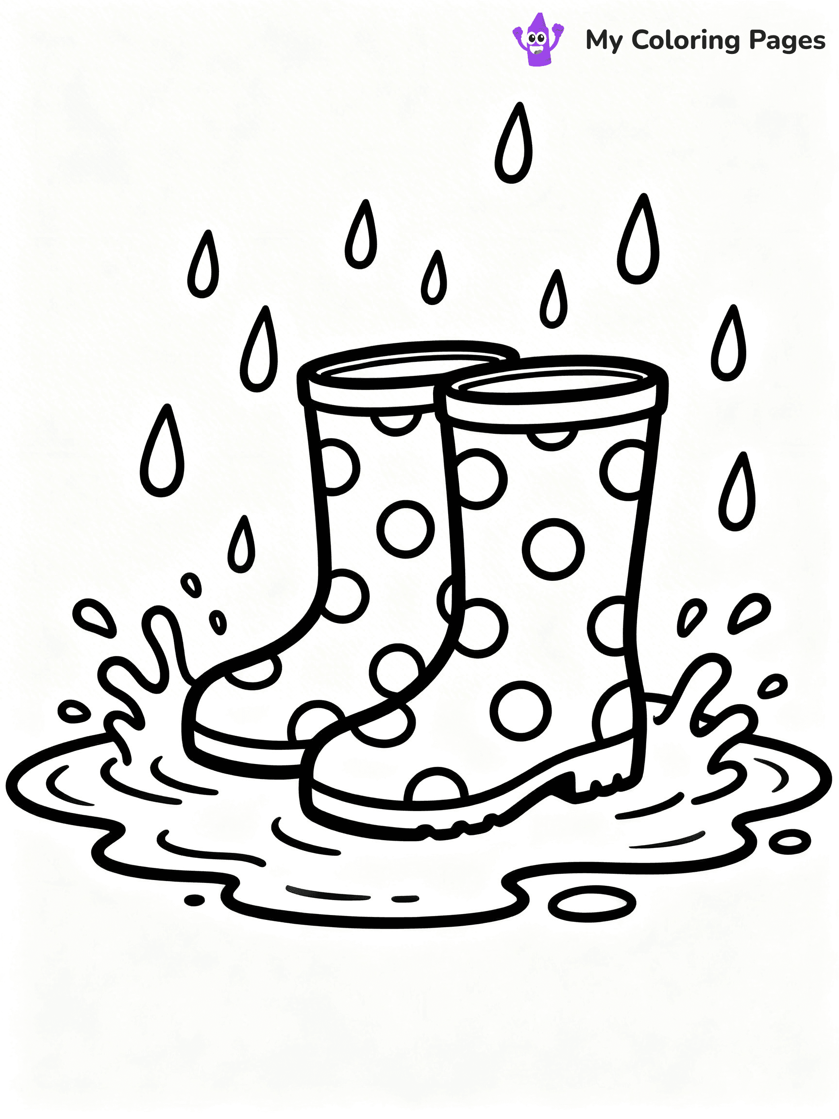 Boots Coloring Pages - 35