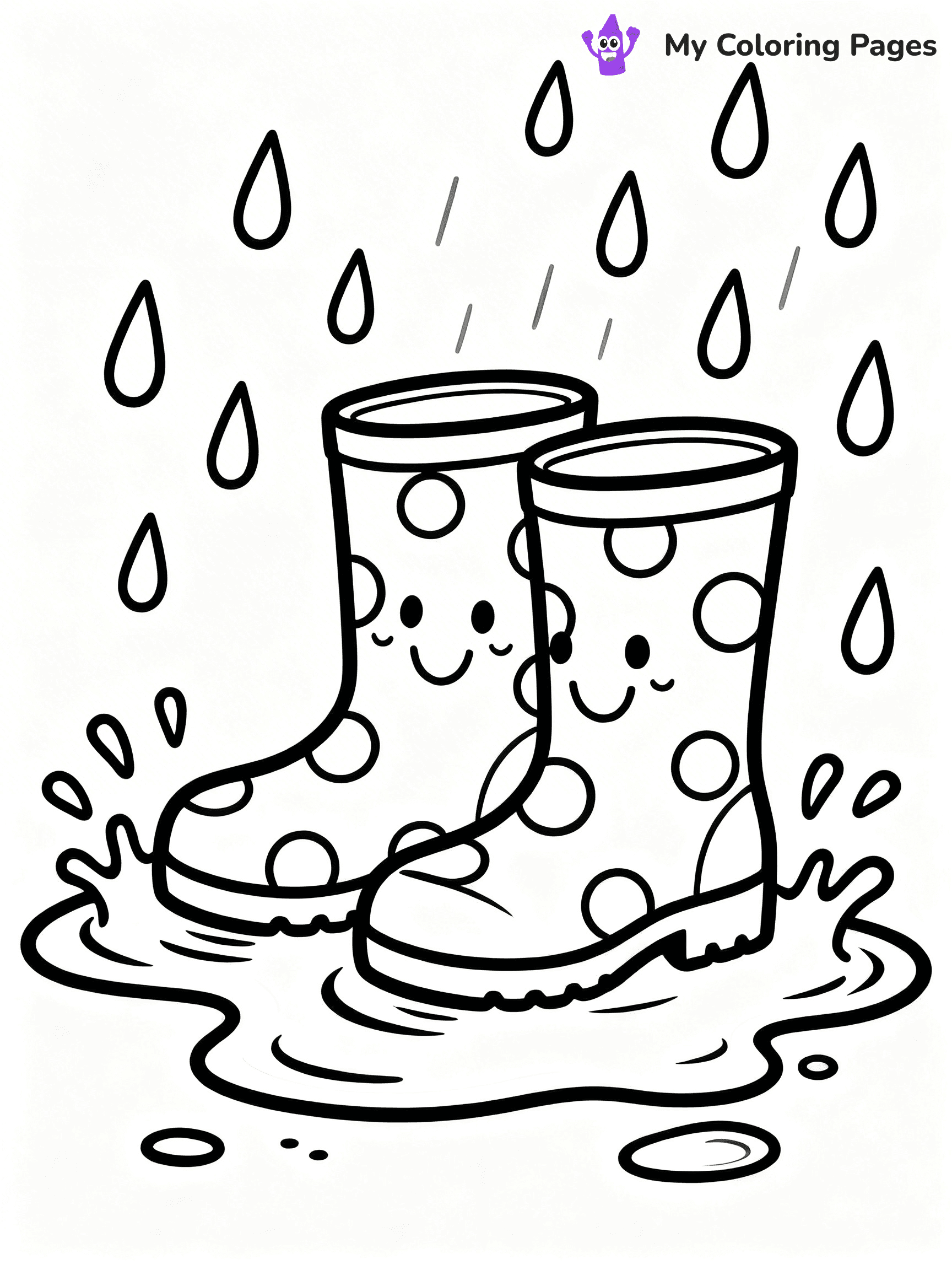 Boots Coloring Pages - 34