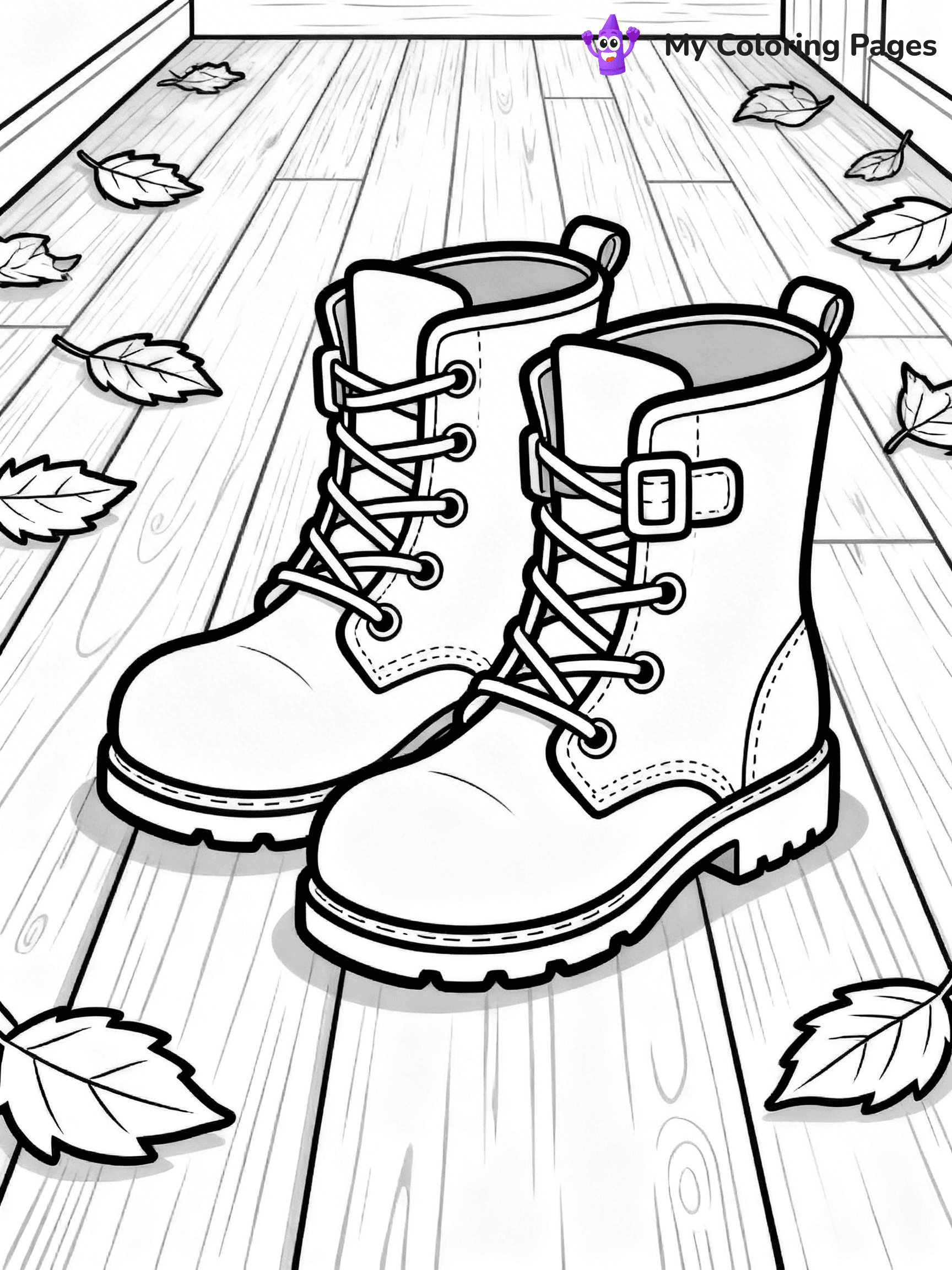 Boots Coloring Pages - 31