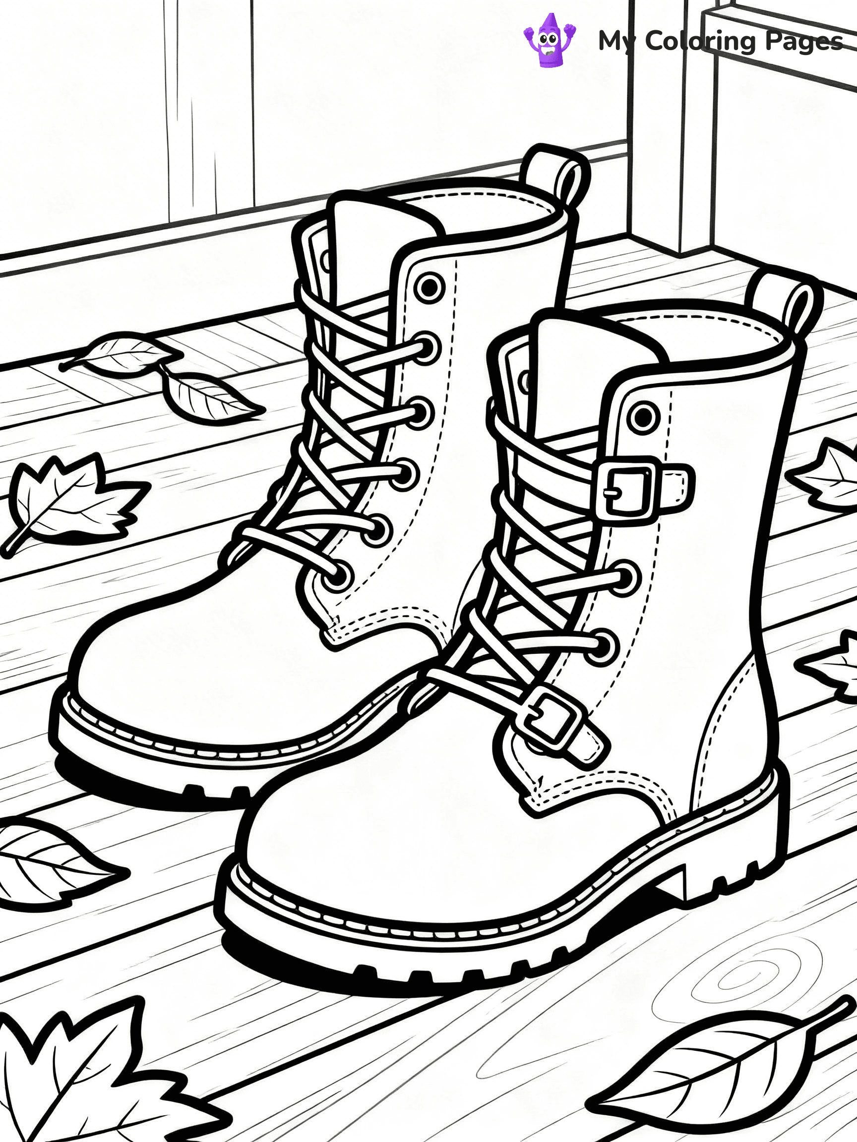 Boots Coloring Pages - 30