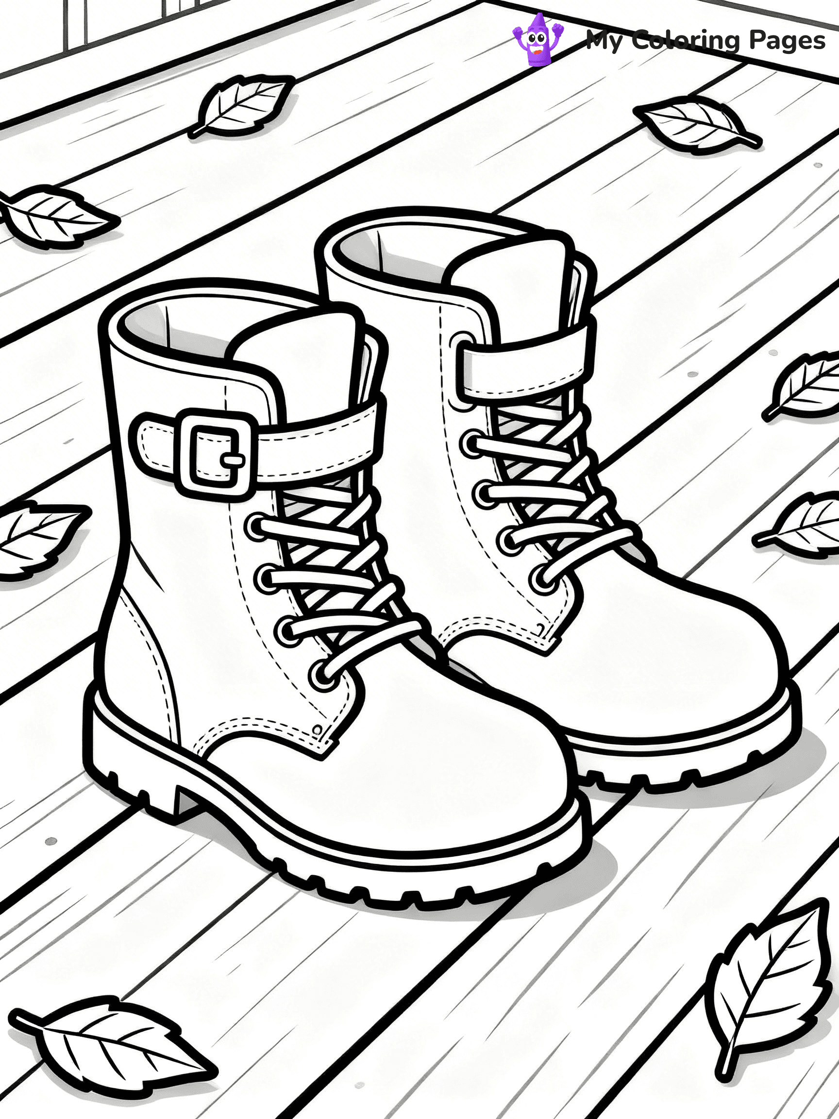 Boots Coloring Pages - 27