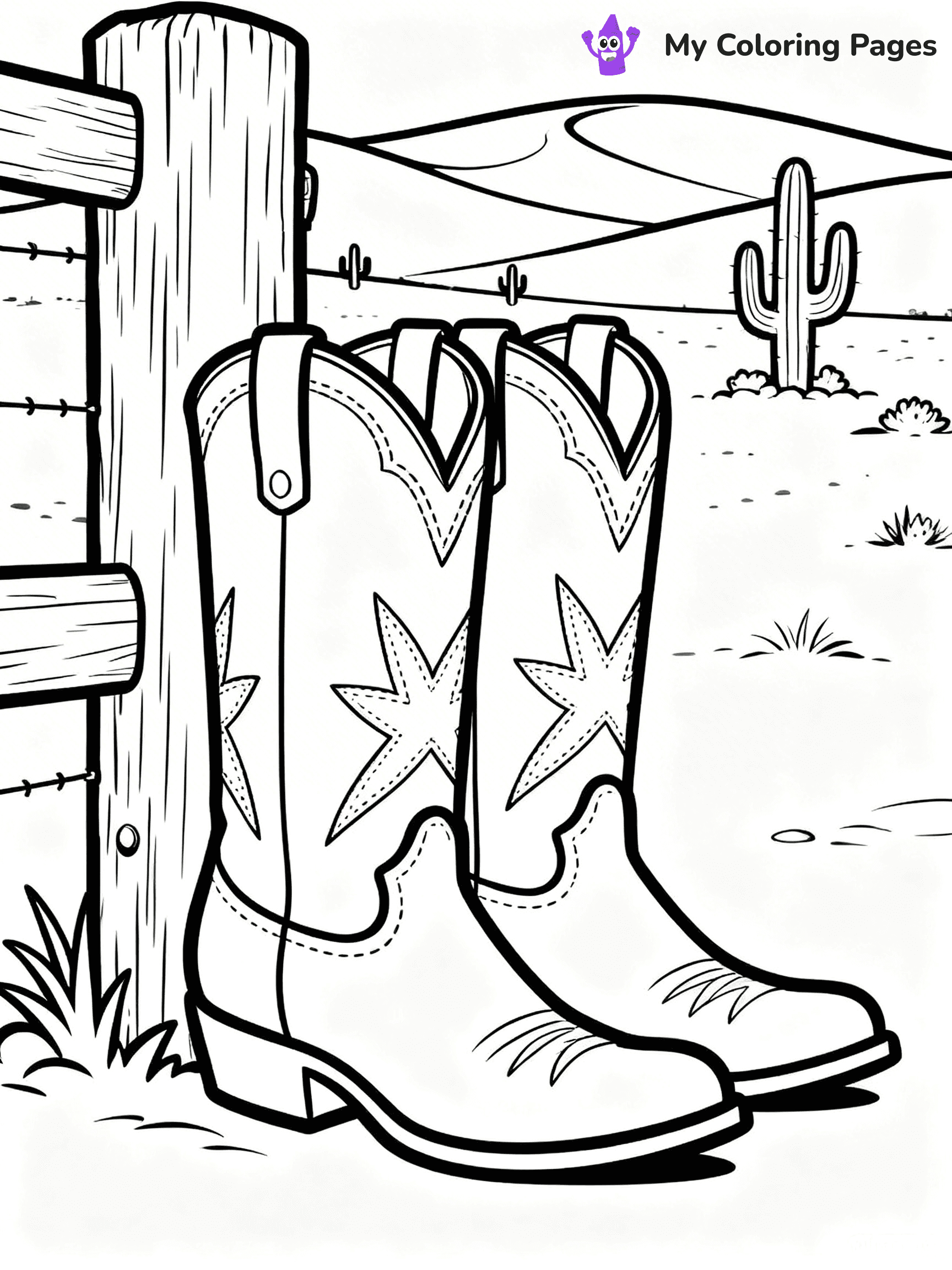 Boots Coloring Pages - 22