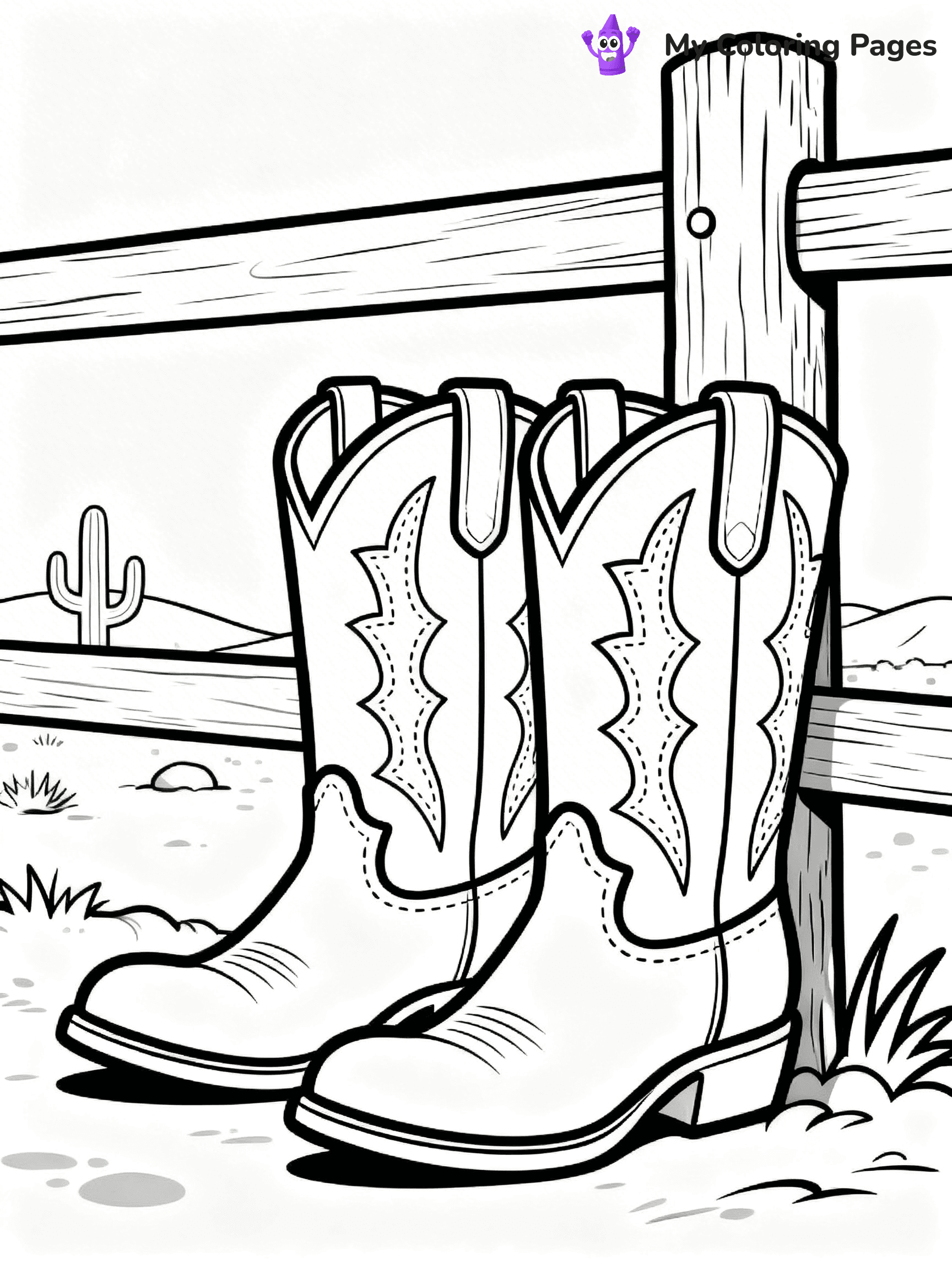 Boots Coloring Pages - 20