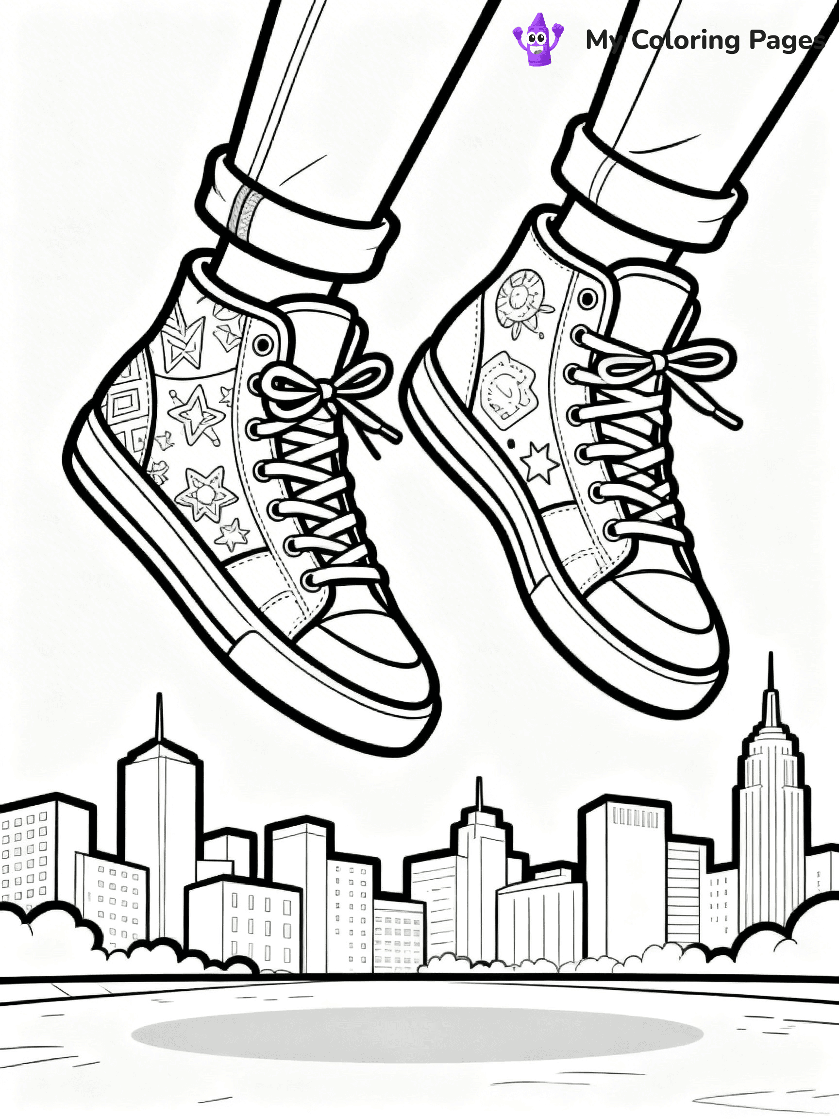 Boots Coloring Pages - 9