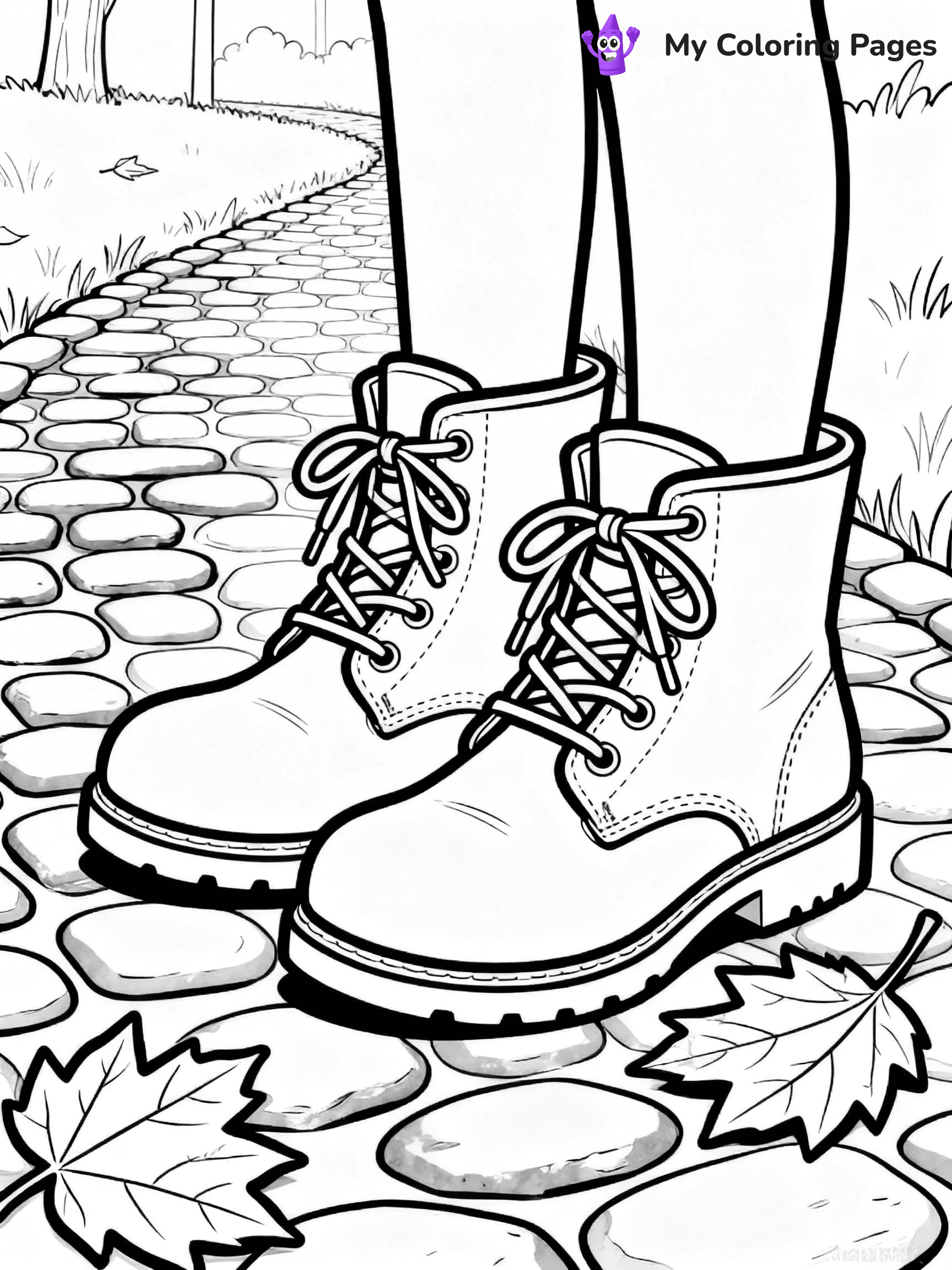 Boots Coloring Pages - 6
