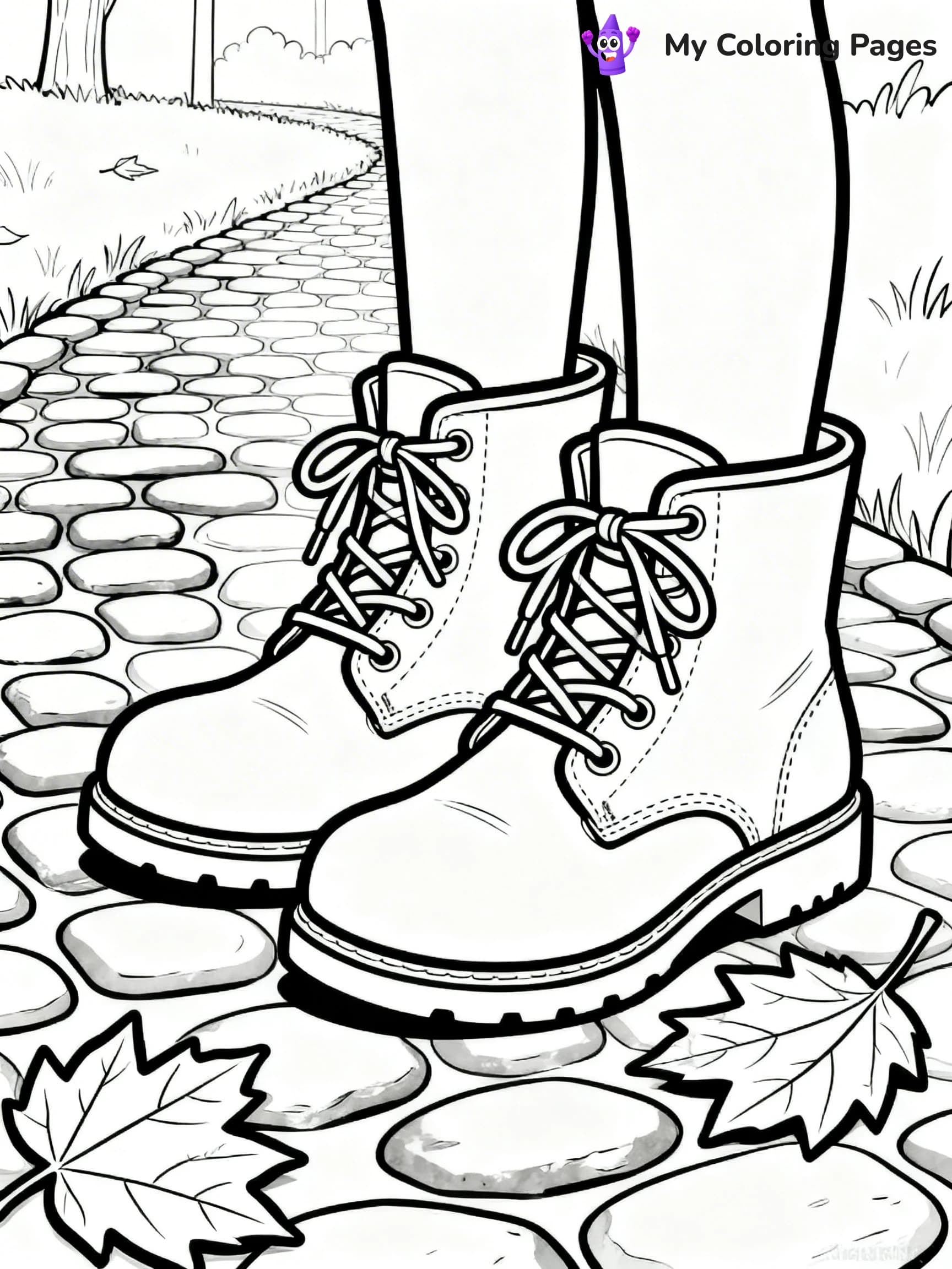 Boots Coloring Pages - 6