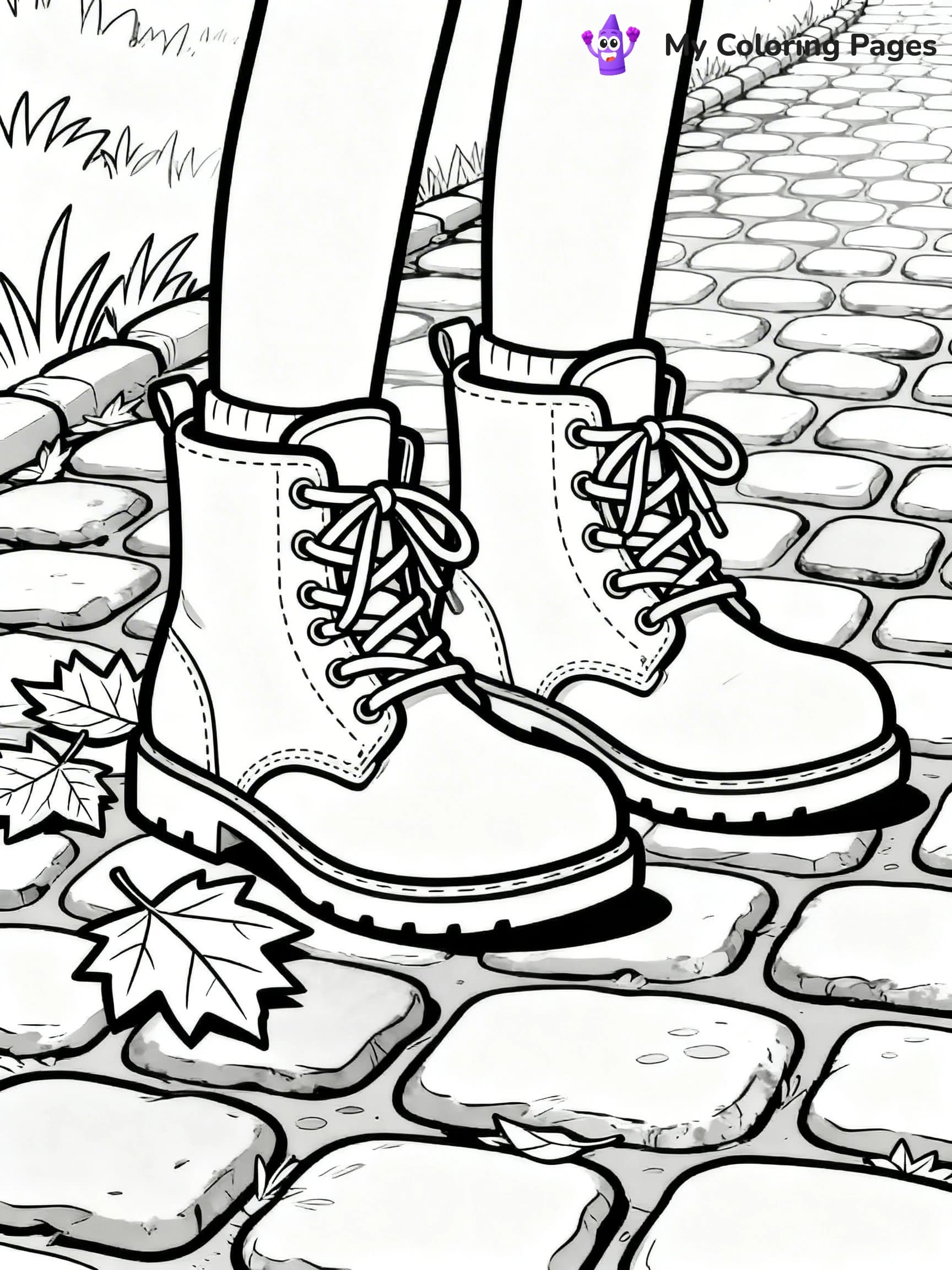 Boots Coloring Pages - 5