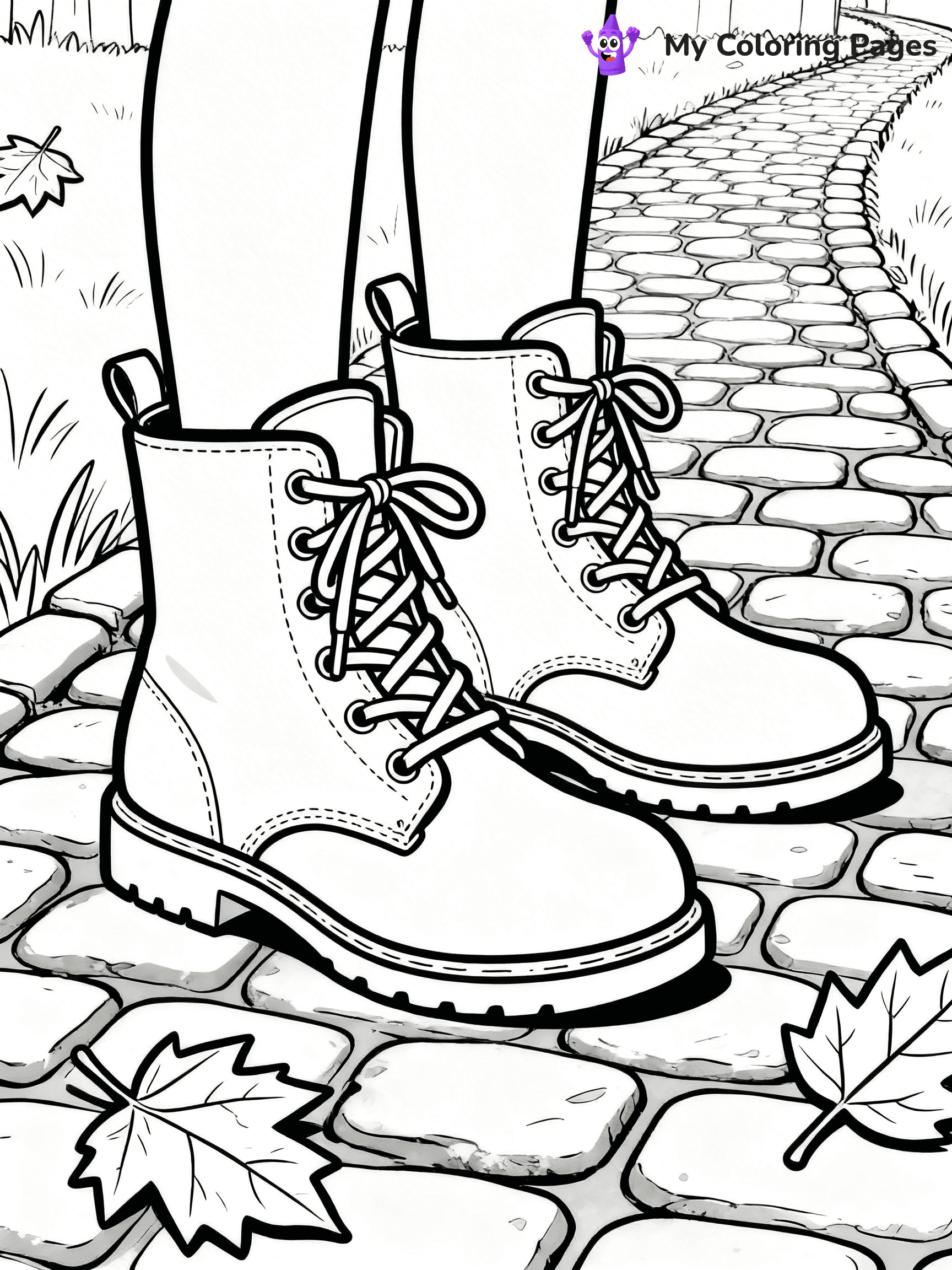 Boots Coloring Pages - 4