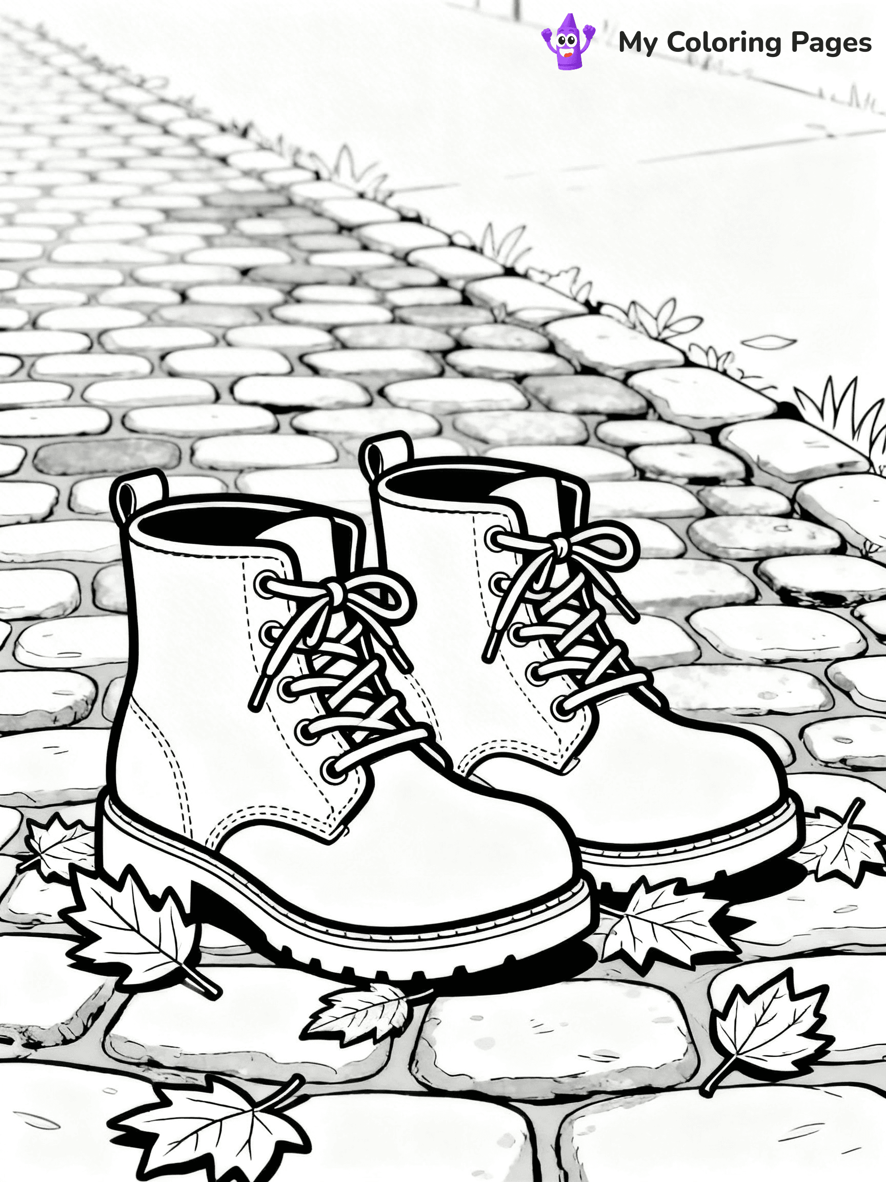 Boots Coloring Pages - 3