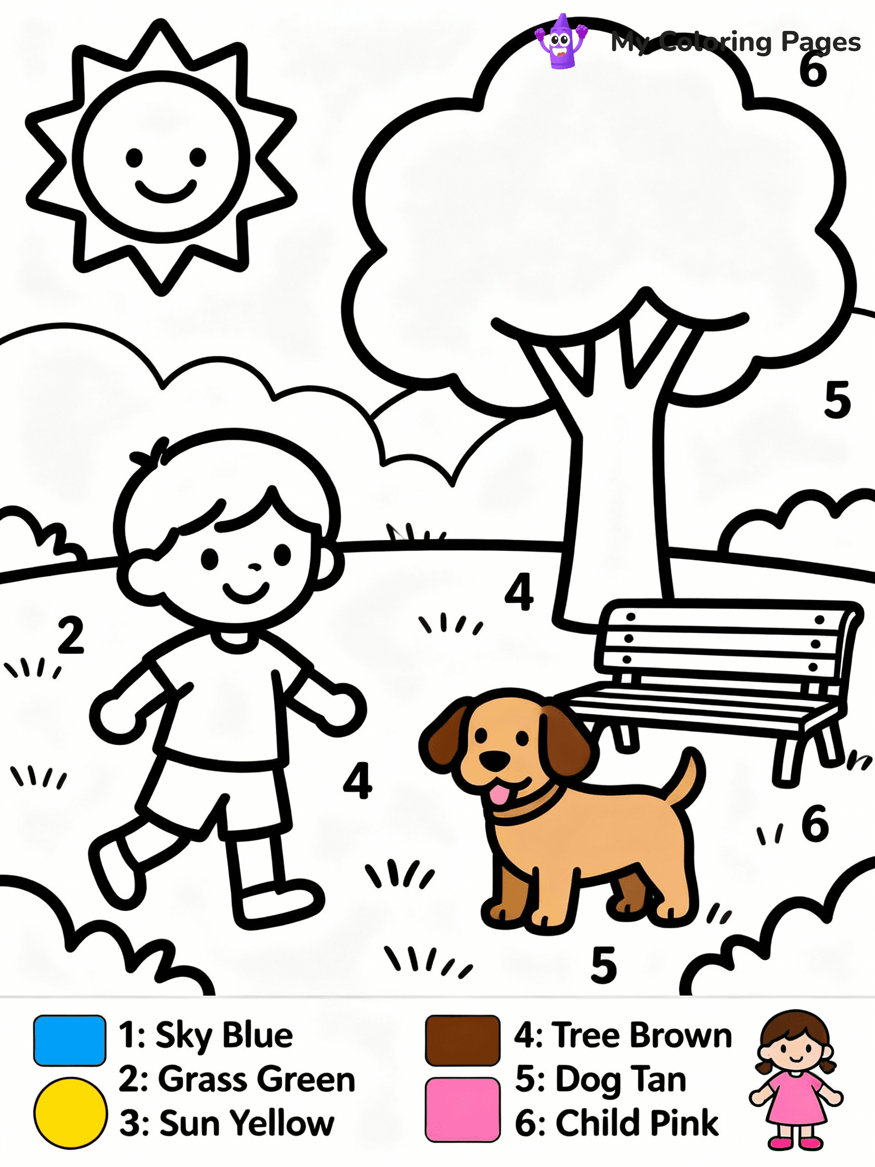 Math Coloring Pages - 8