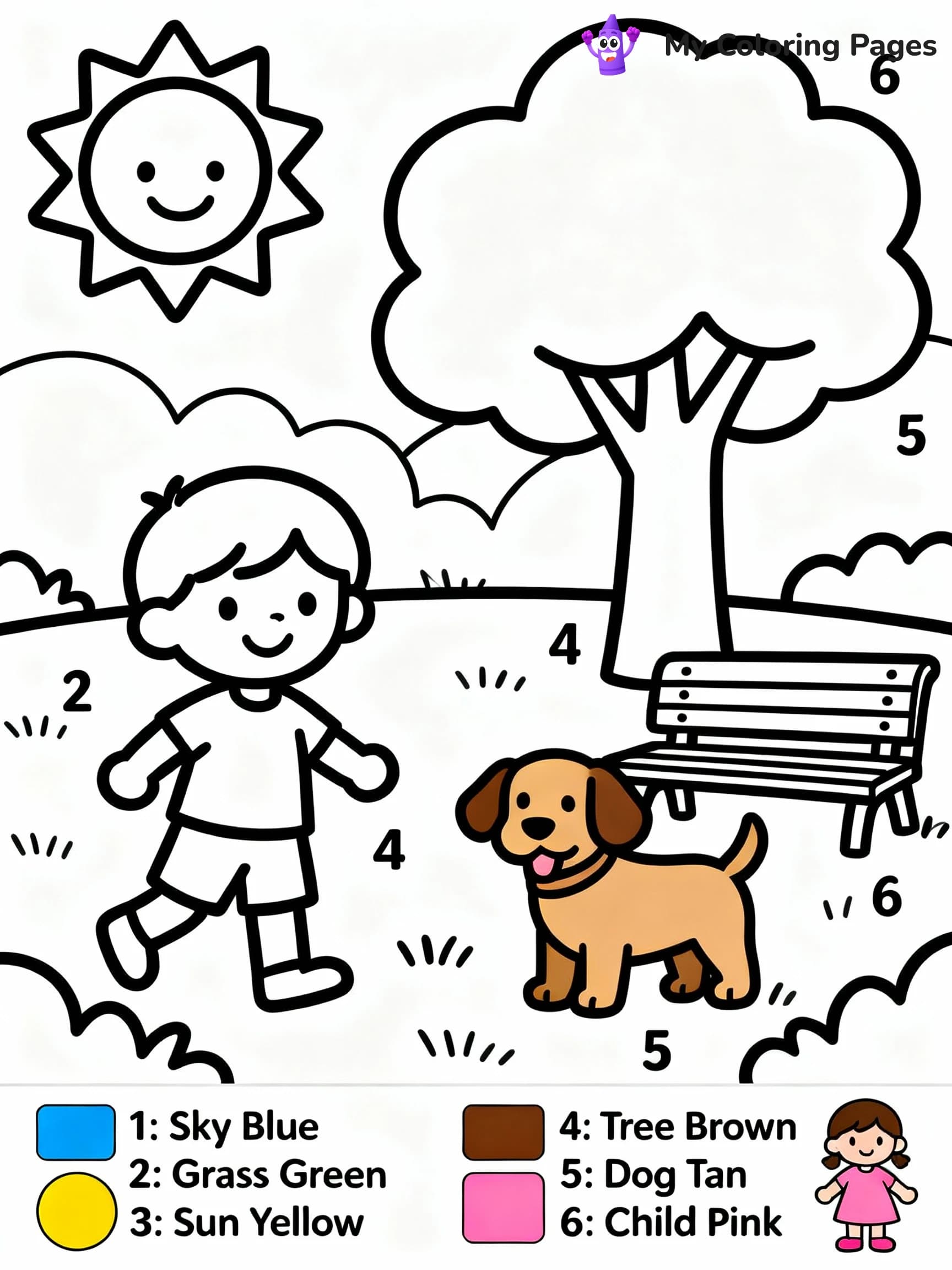 Math Coloring Pages - 8