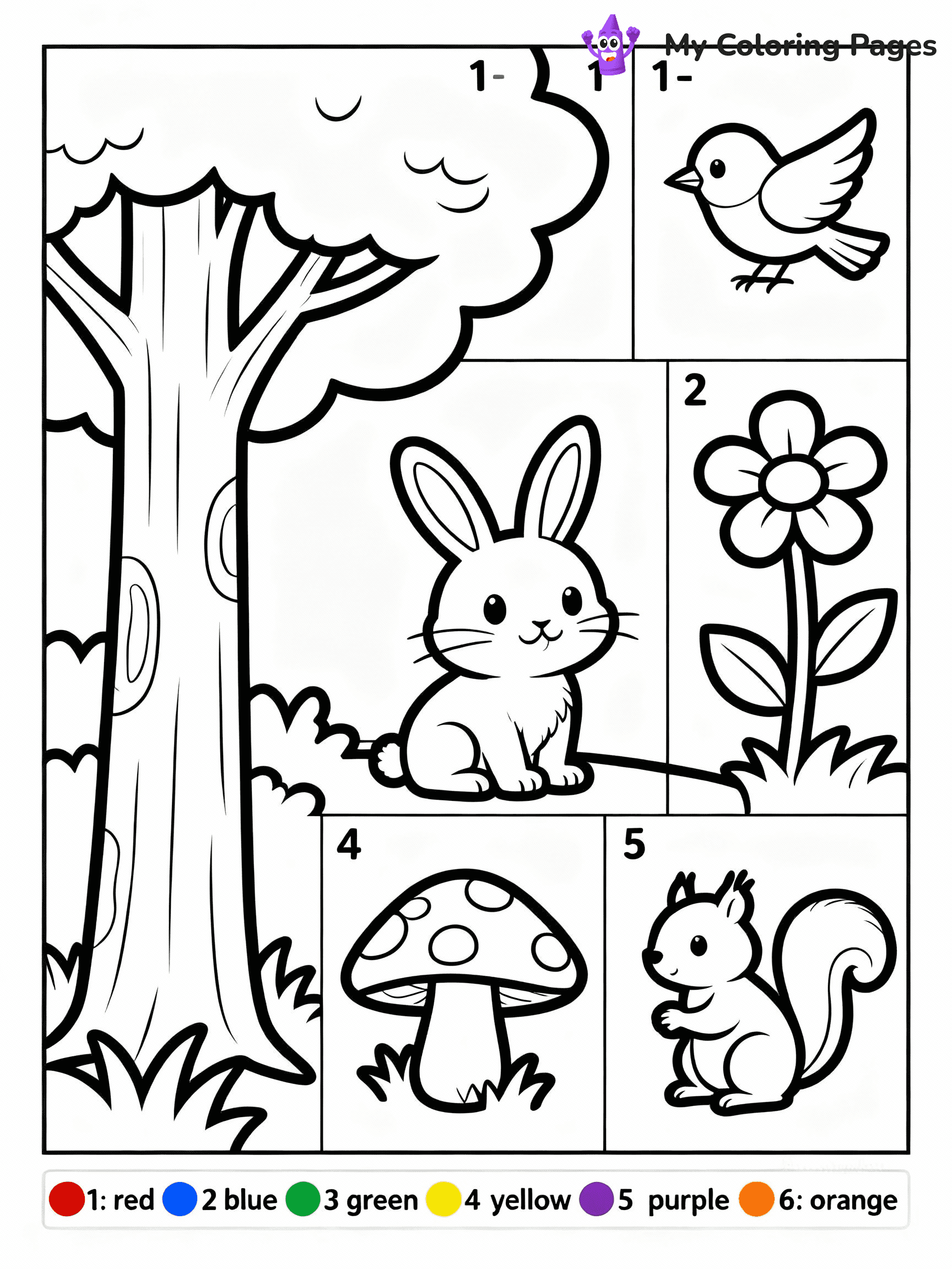 Math Coloring Pages - 6