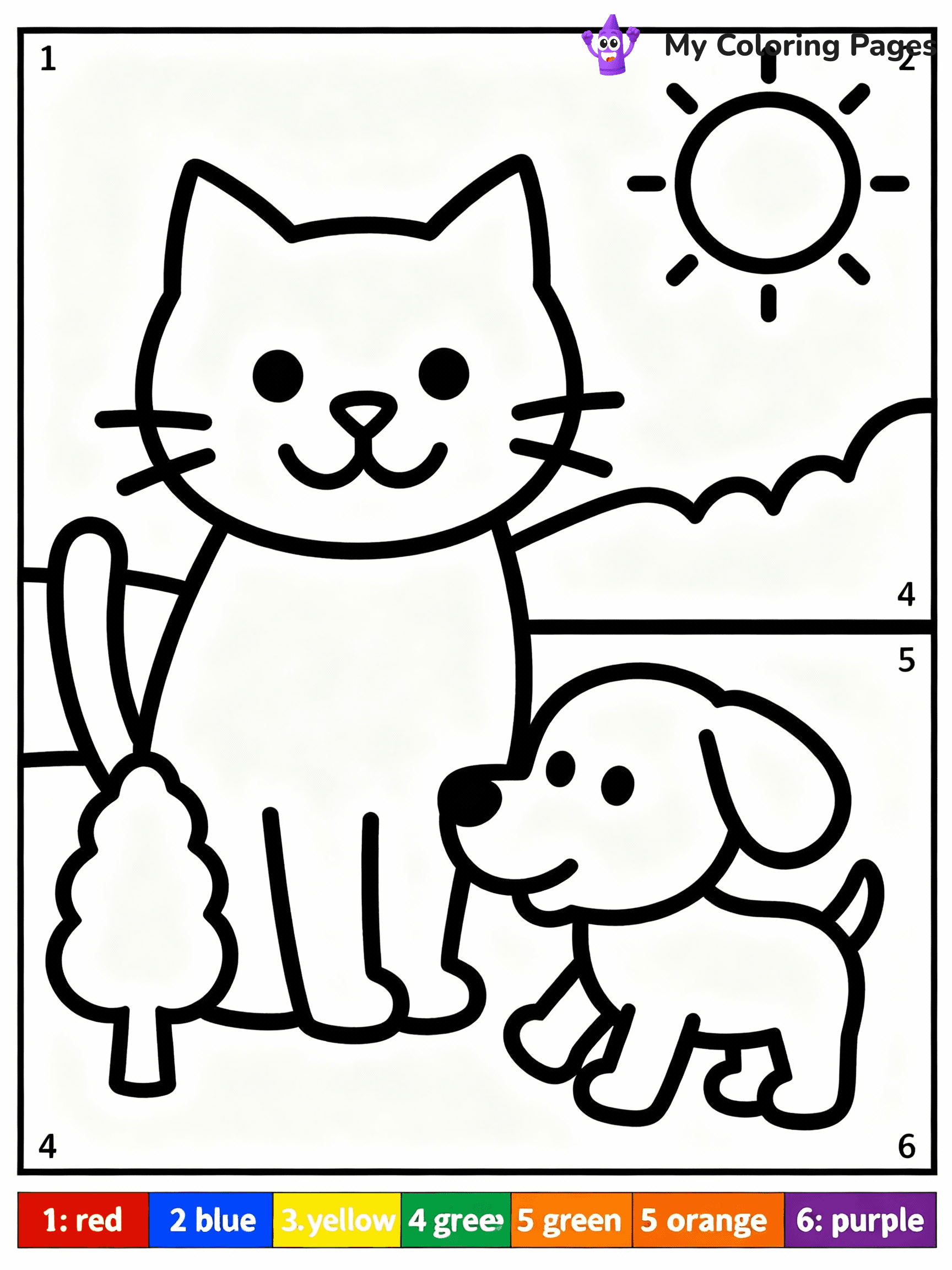 Math Coloring Pages - 3