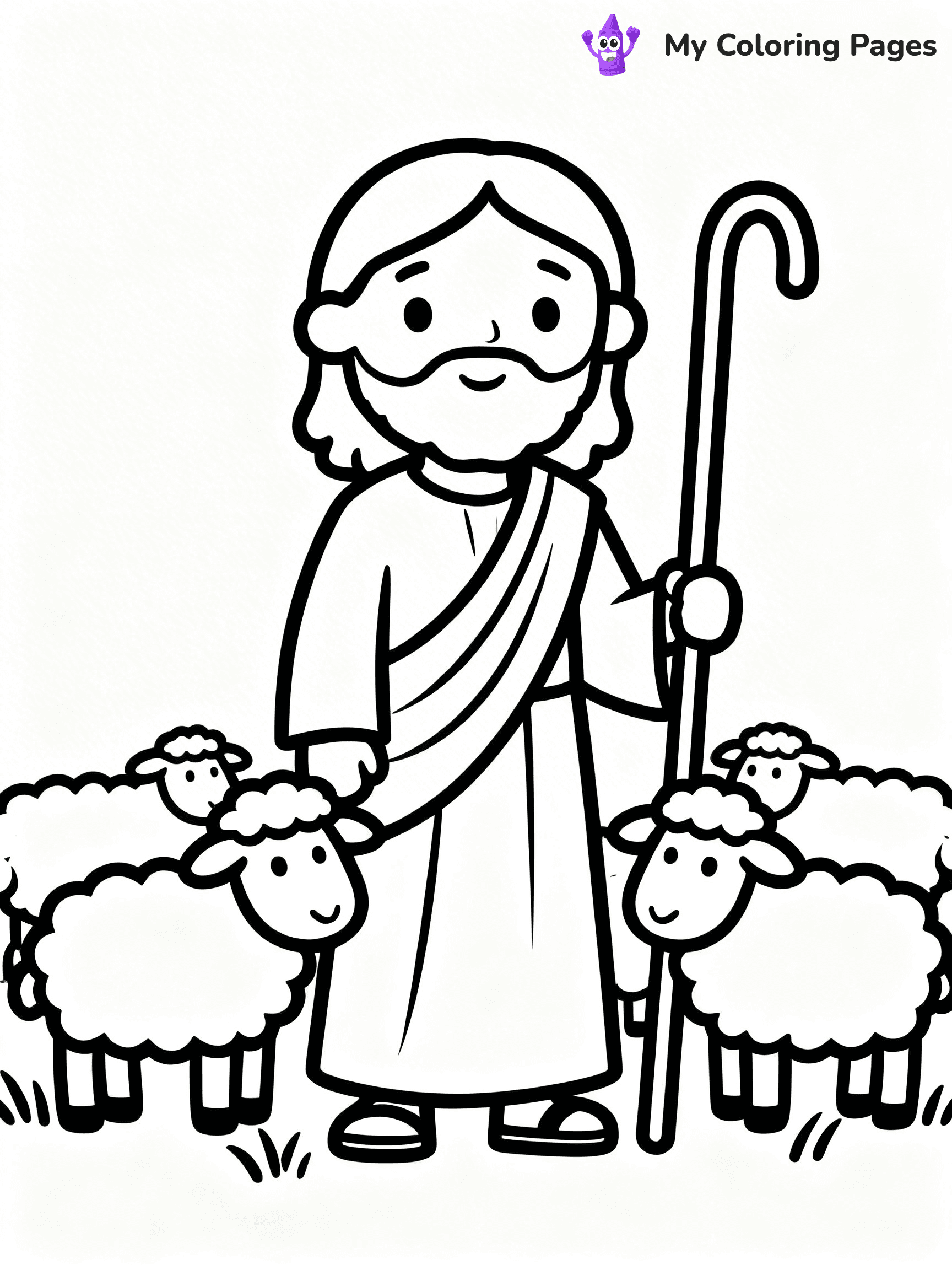 Preschool Jesus Coloring Pages - 48