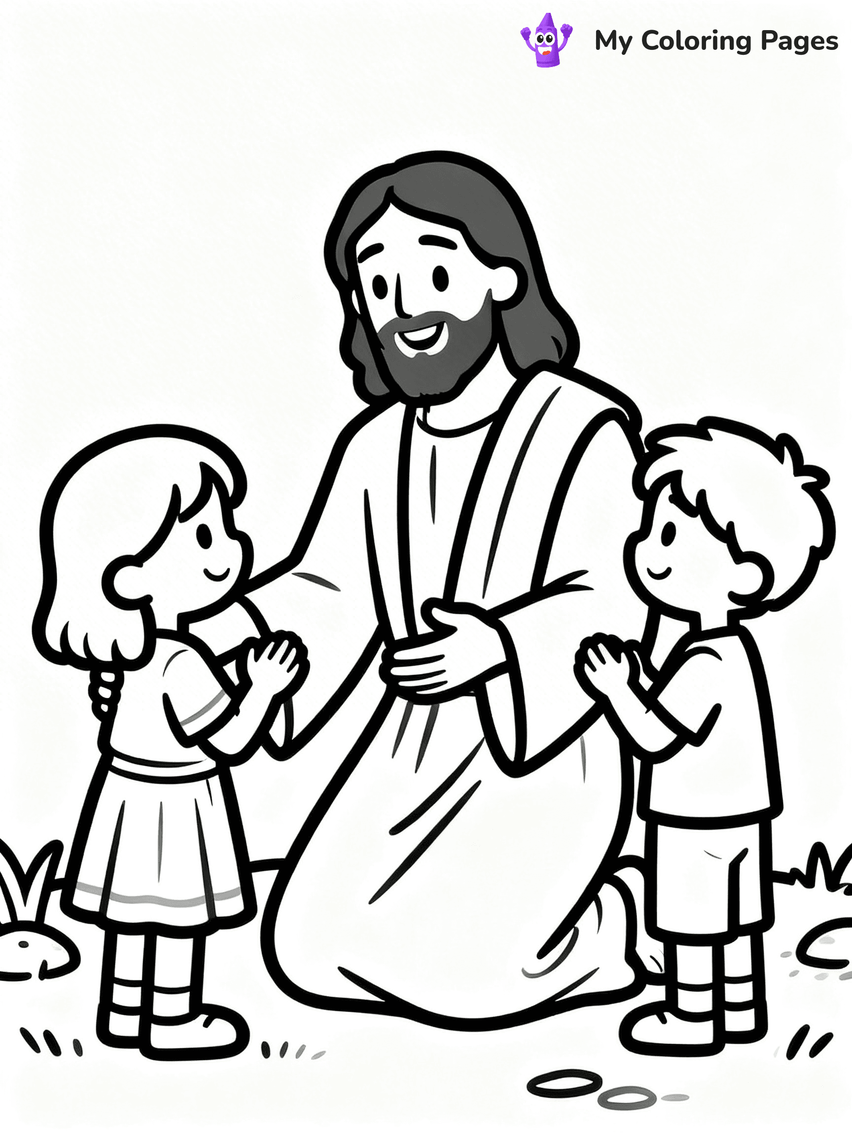 Preschool Jesus Coloring Pages - 25