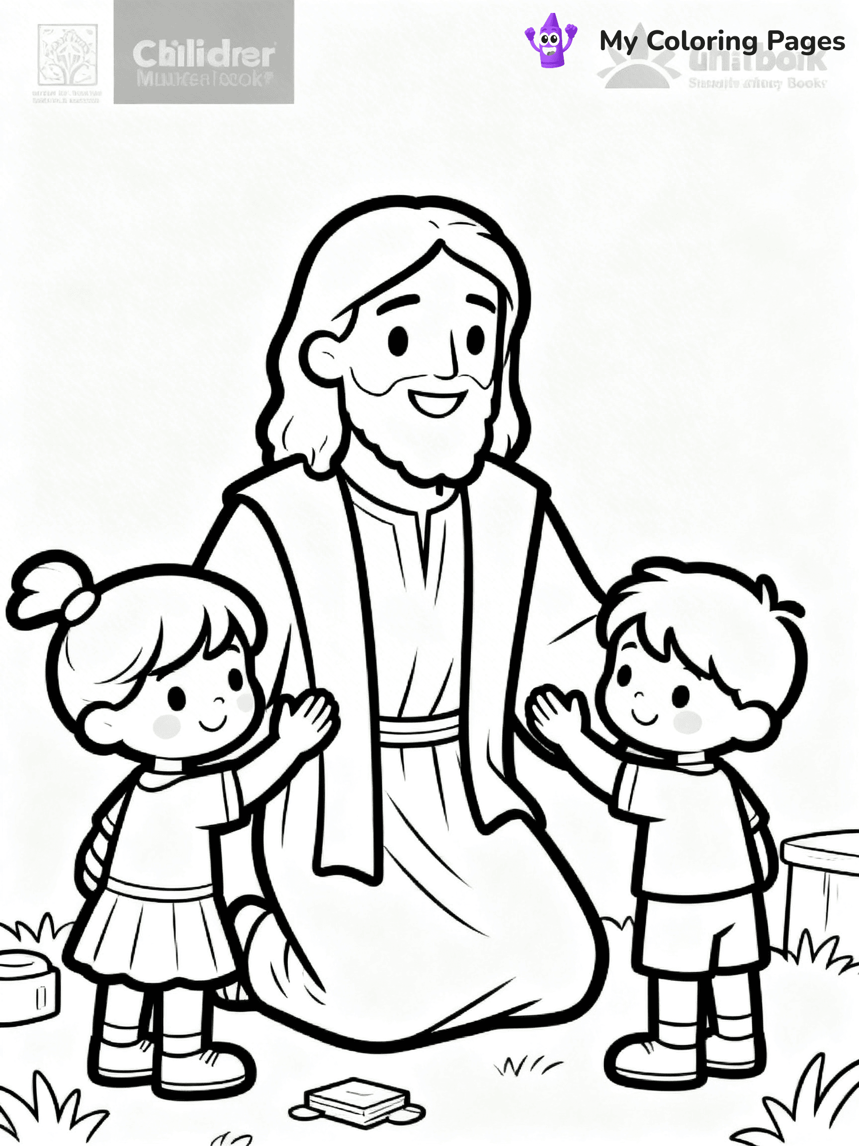 Preschool Jesus Coloring Pages - 24