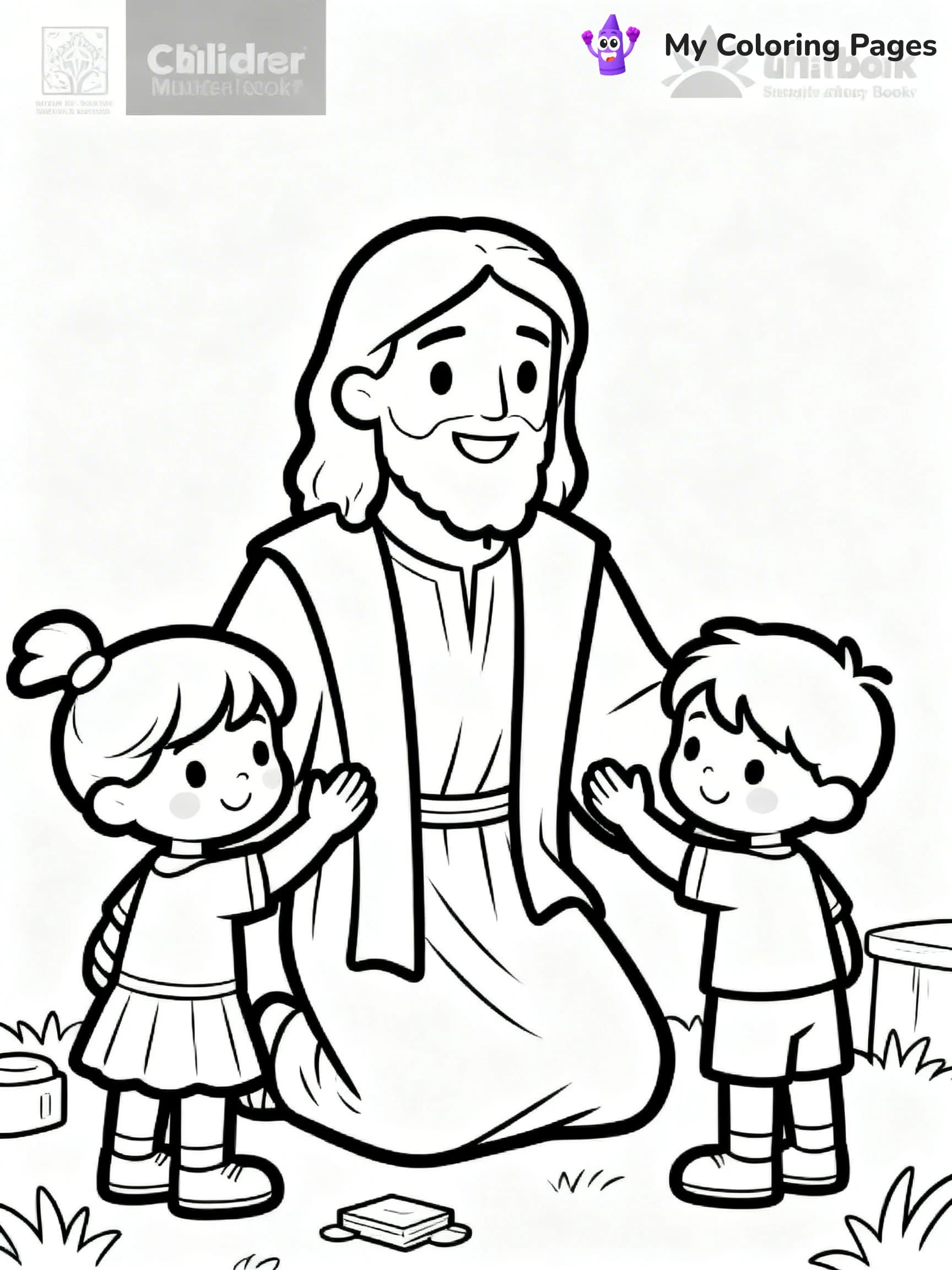Preschool Jesus Coloring Pages - 24