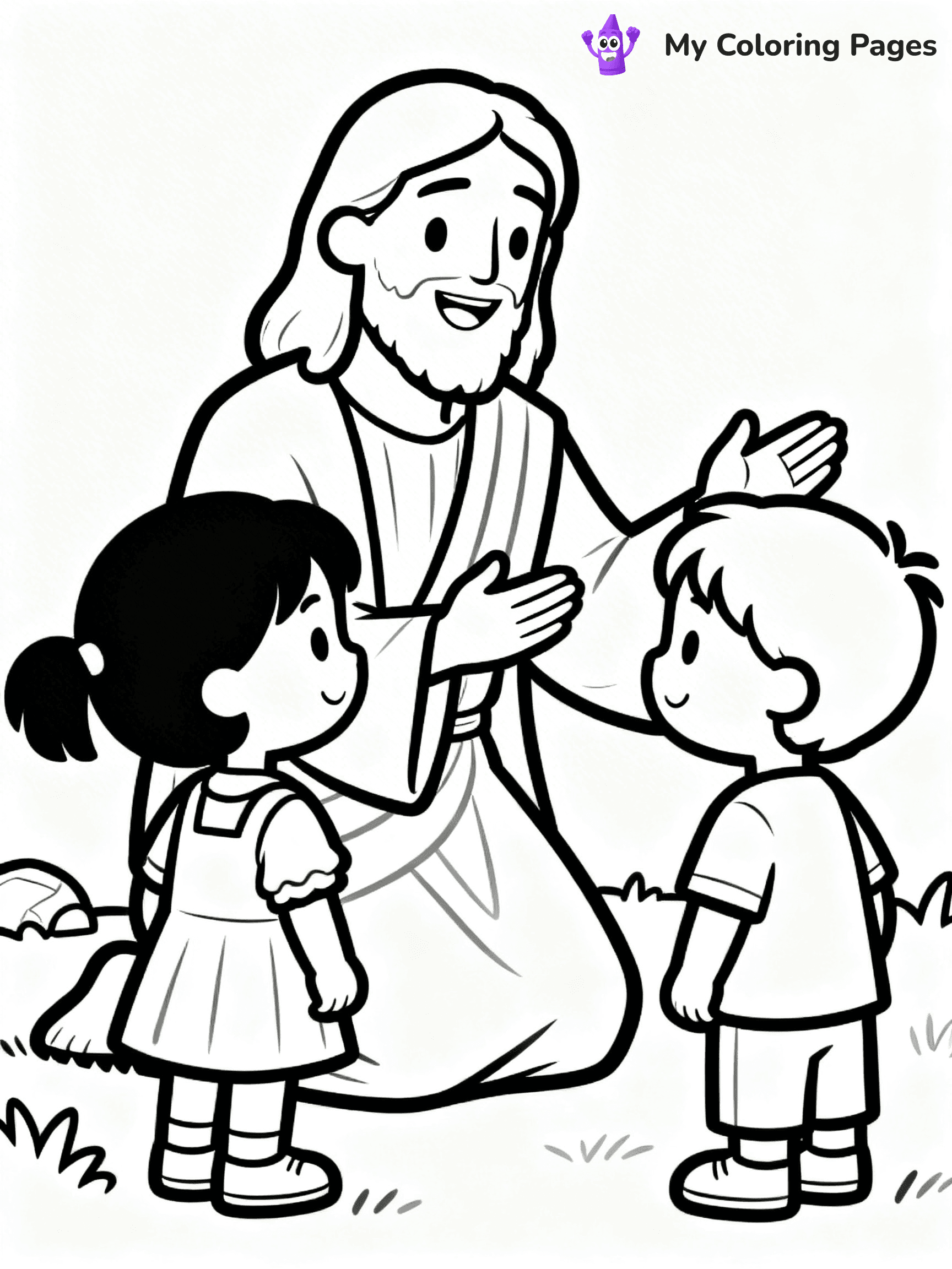 Preschool Jesus Coloring Pages - 22