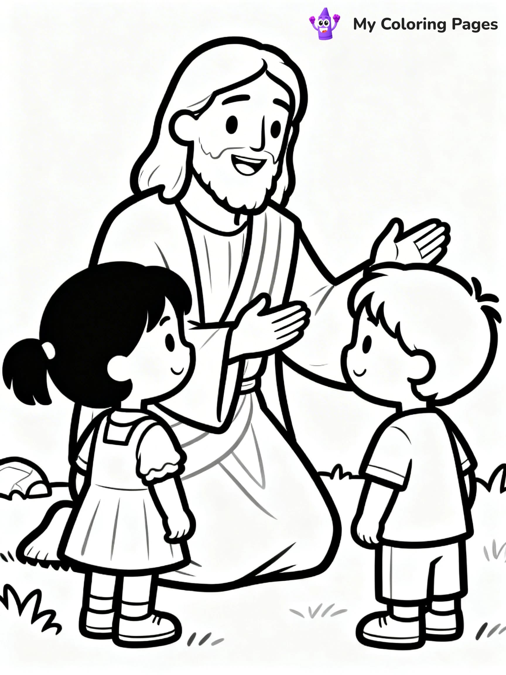 Preschool Jesus Coloring Pages - 22
