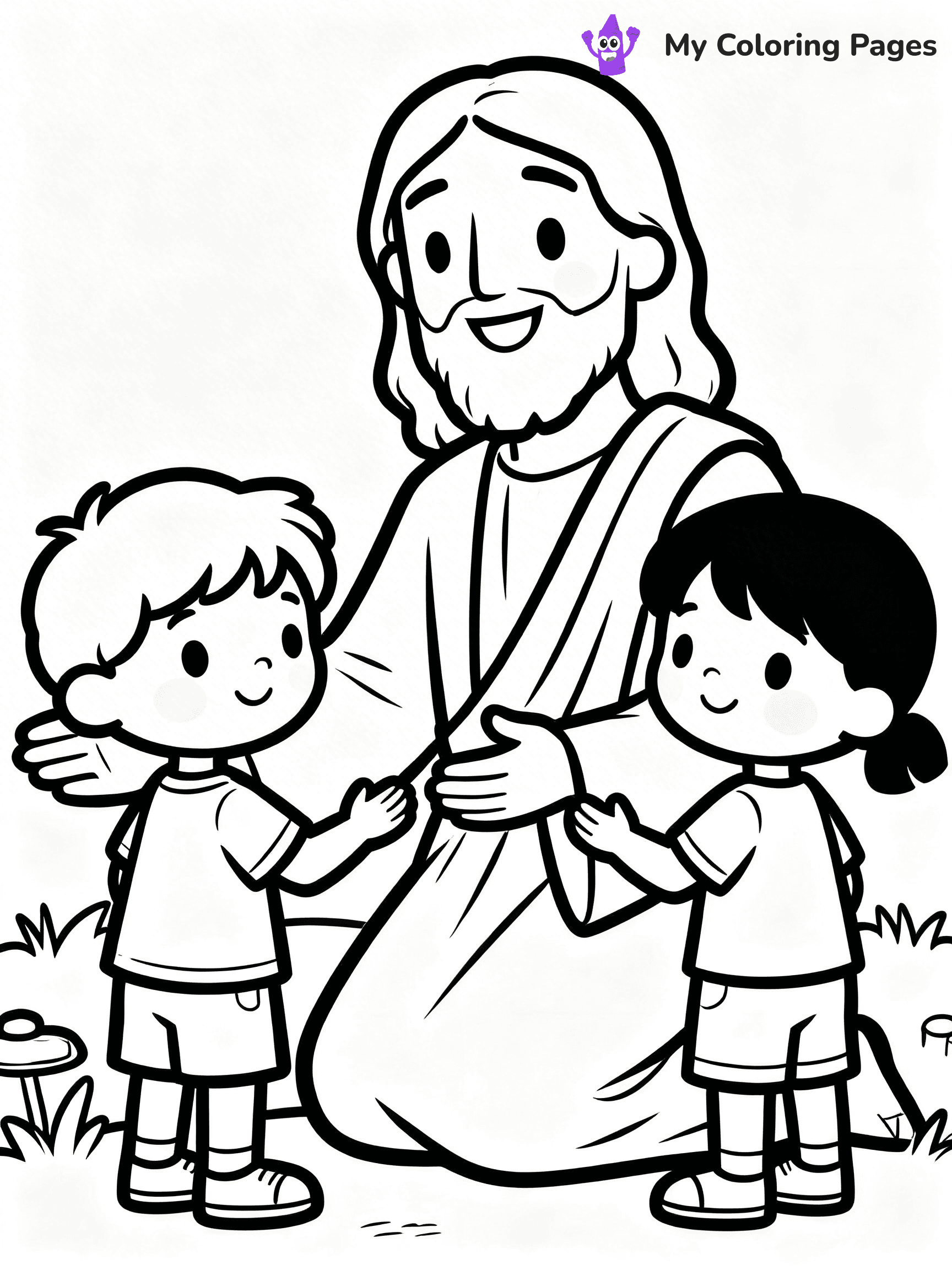 Preschool Jesus Coloring Pages - 21