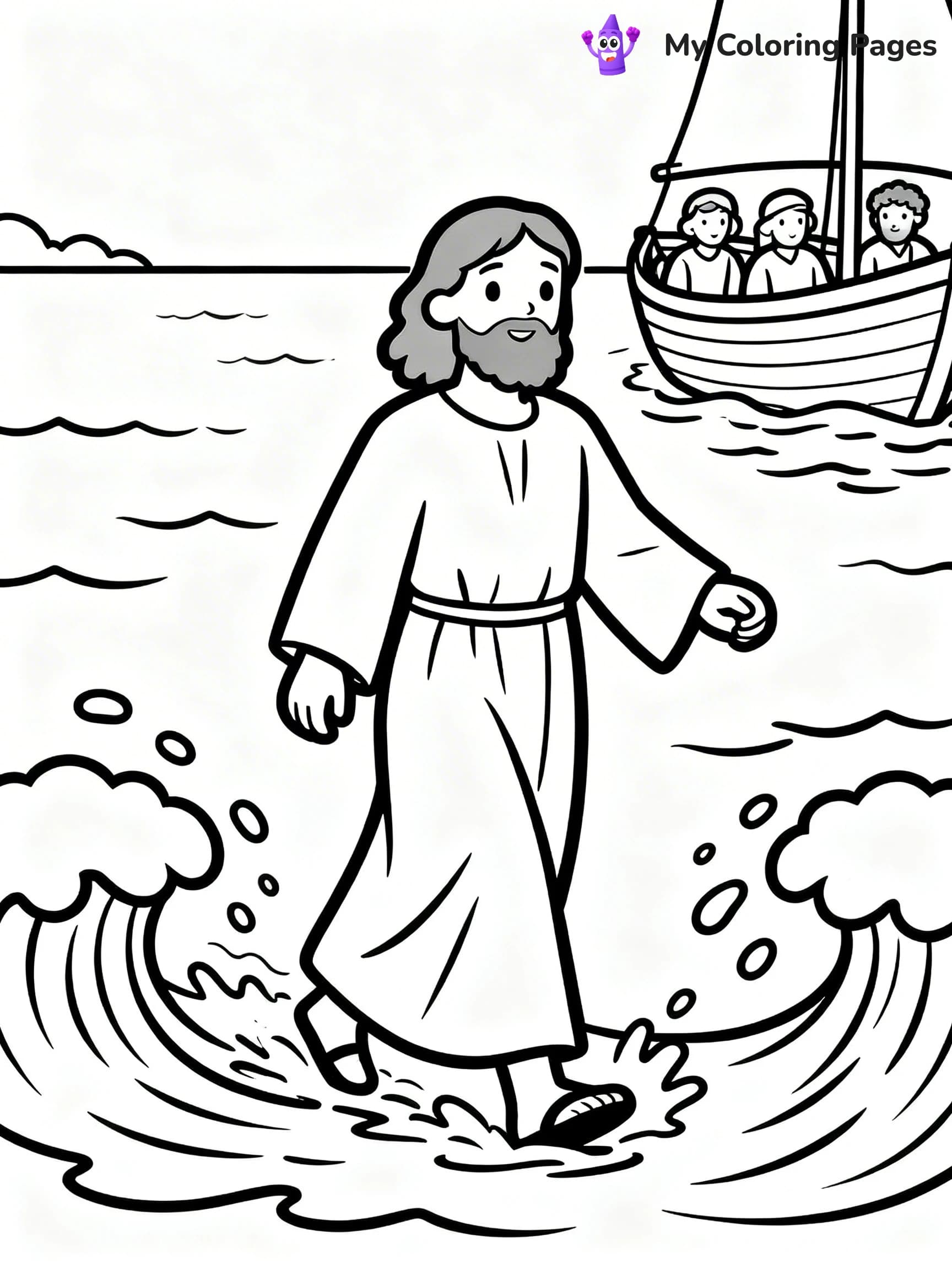Preschool Jesus Coloring Pages - 15