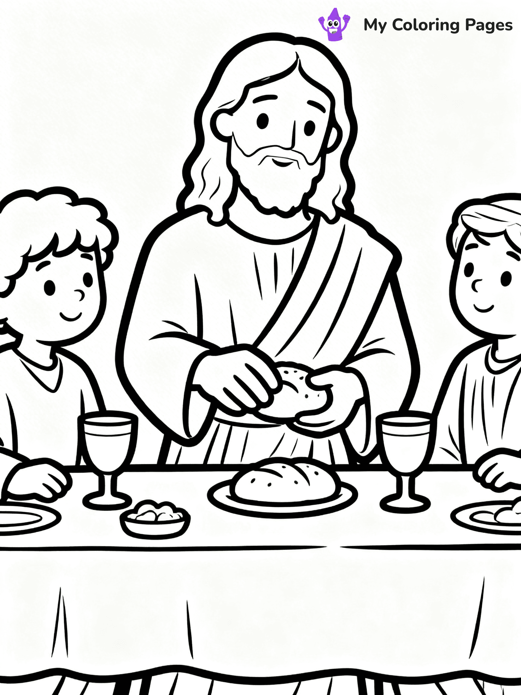 Preschool Jesus Coloring Pages - 13