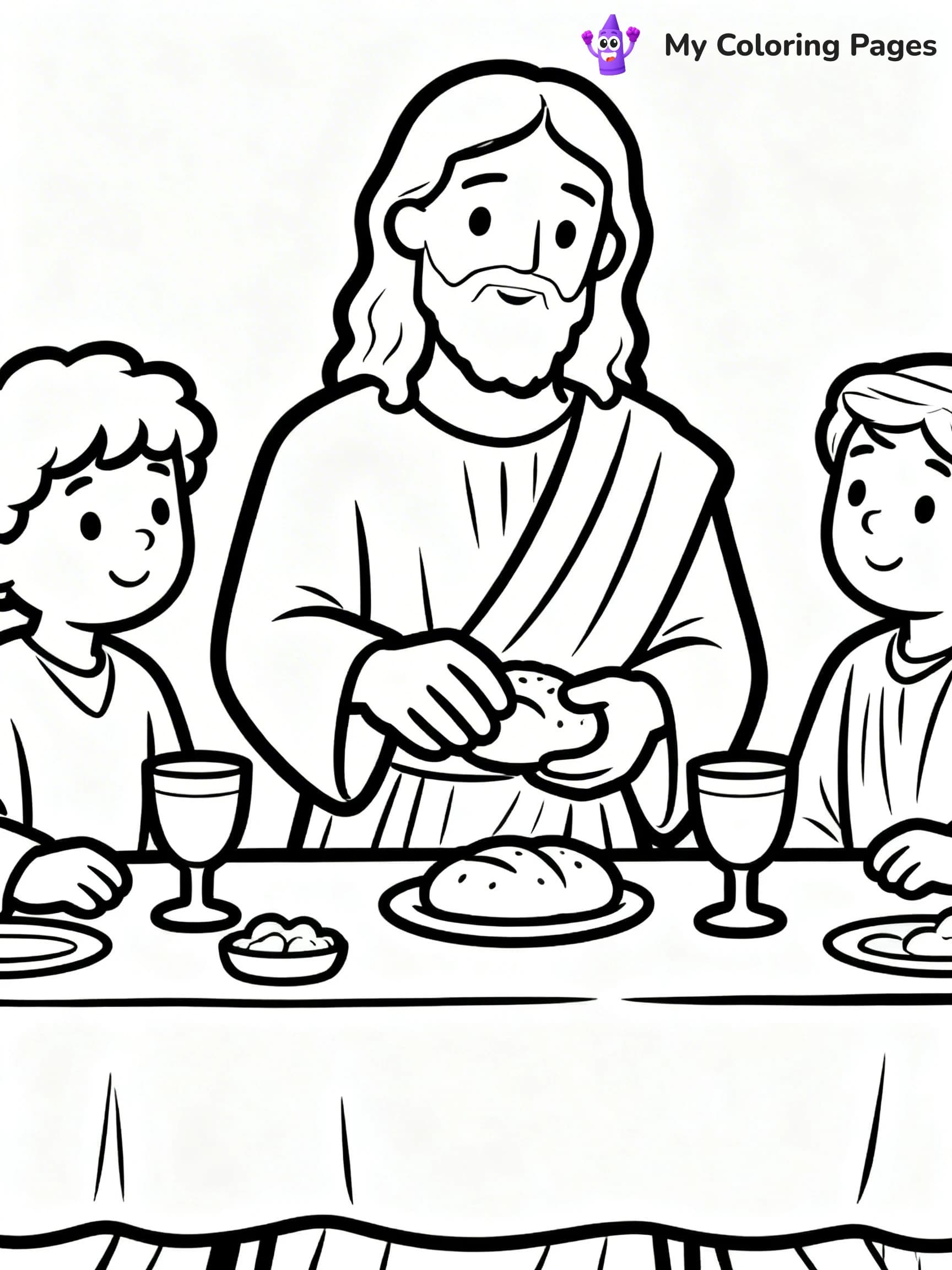 Preschool Jesus Coloring Pages - 13