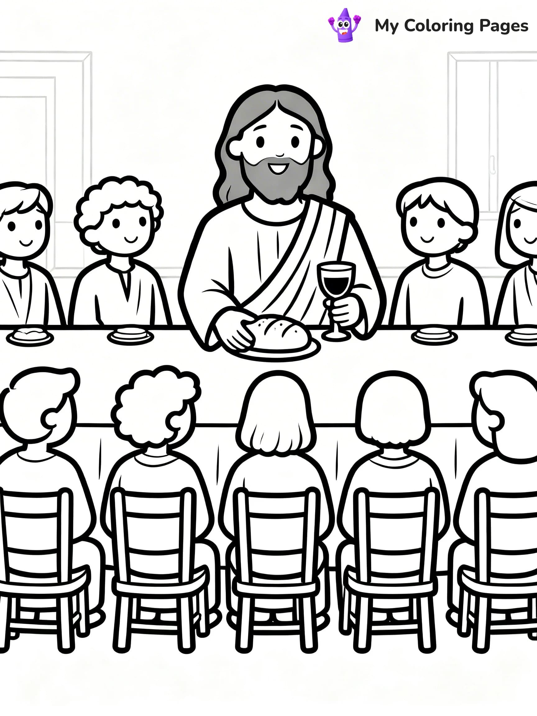 Preschool Jesus Coloring Pages - 11