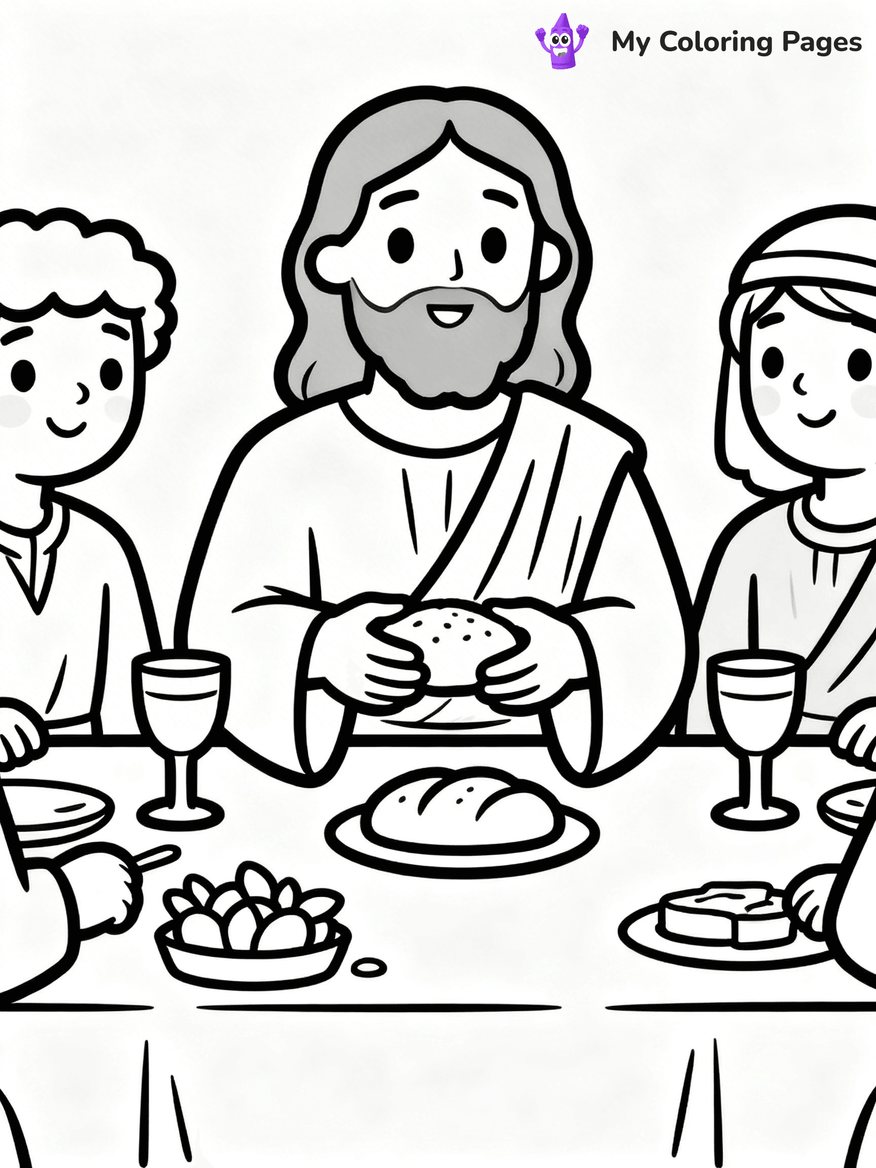 Preschool Jesus Coloring Pages - 10