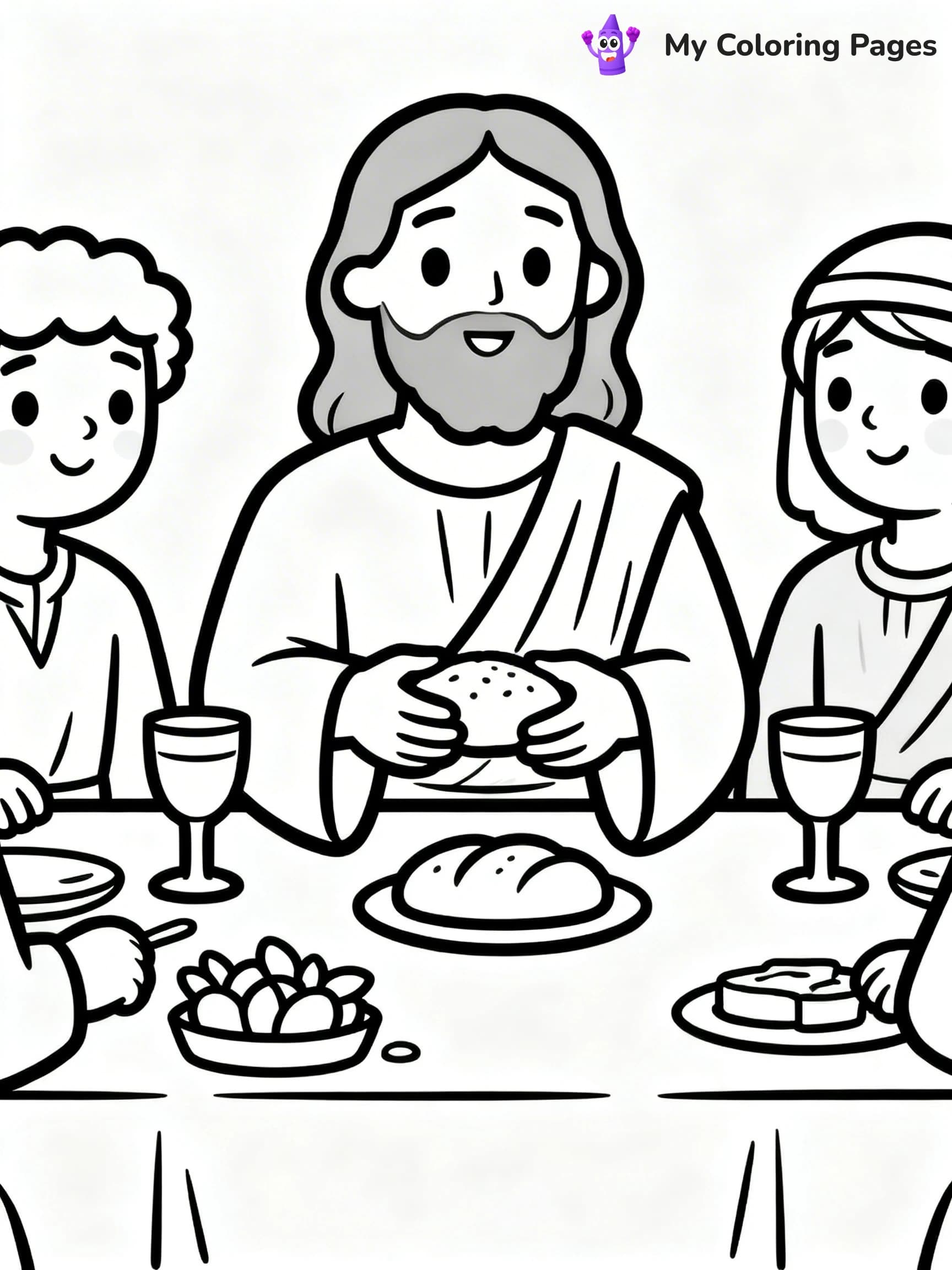 Preschool Jesus Coloring Pages - 10