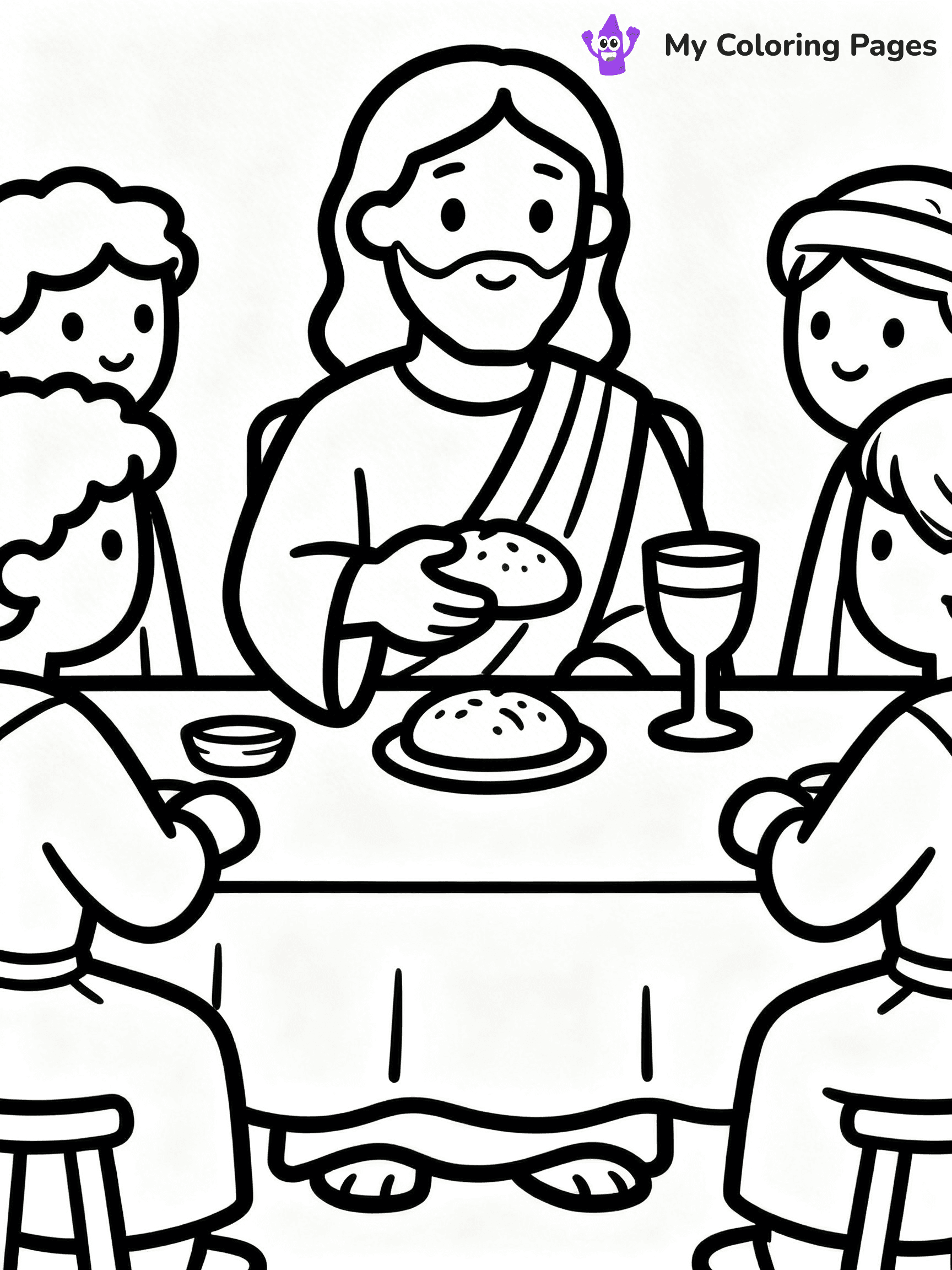 Preschool Jesus Coloring Pages - 9