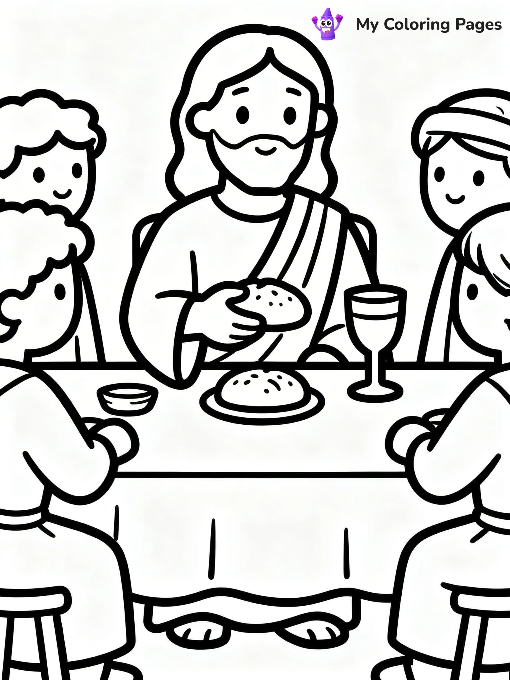 Preschool Jesus Coloring Pages - 9