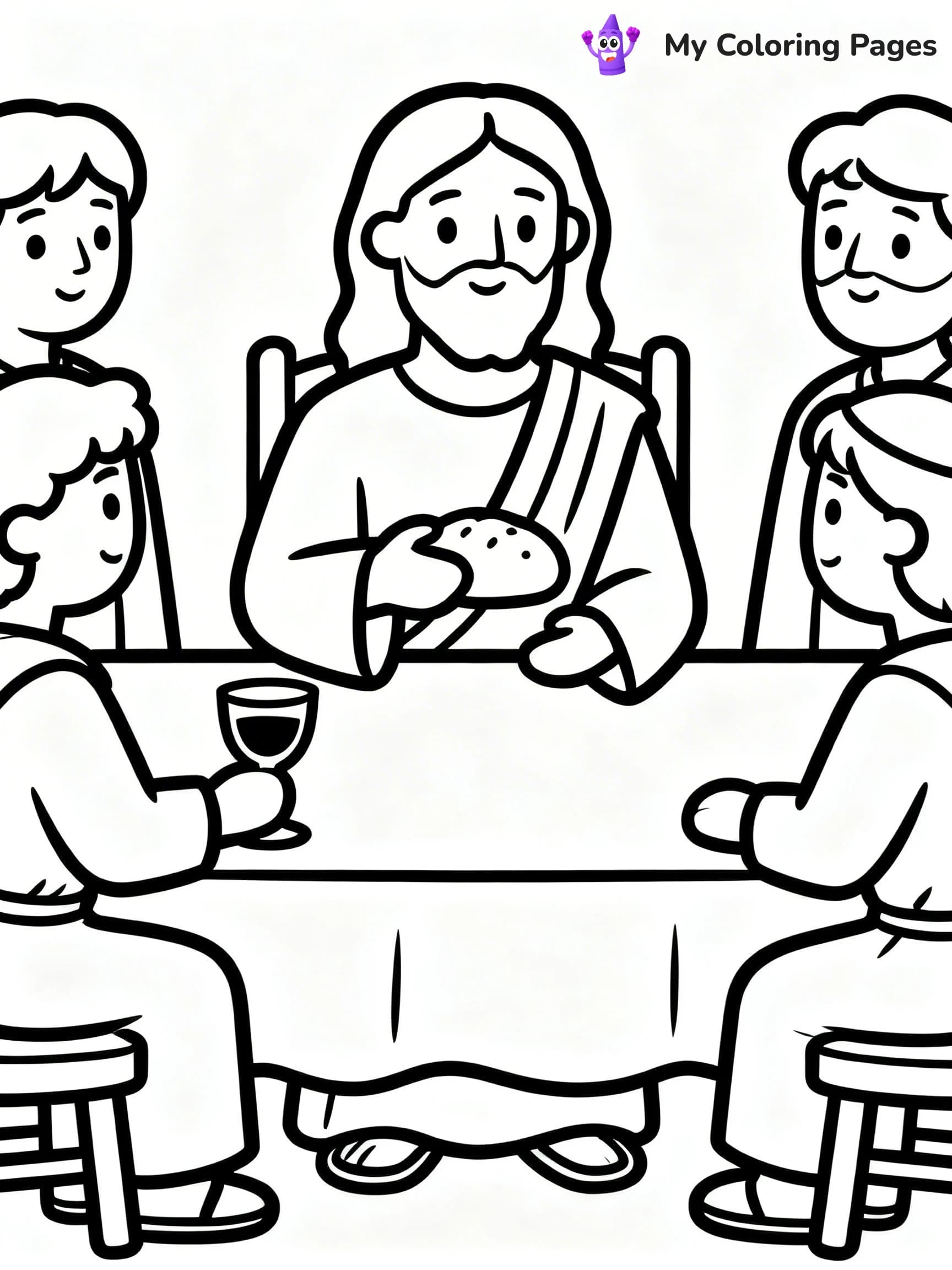 Preschool Jesus Coloring Pages - 8