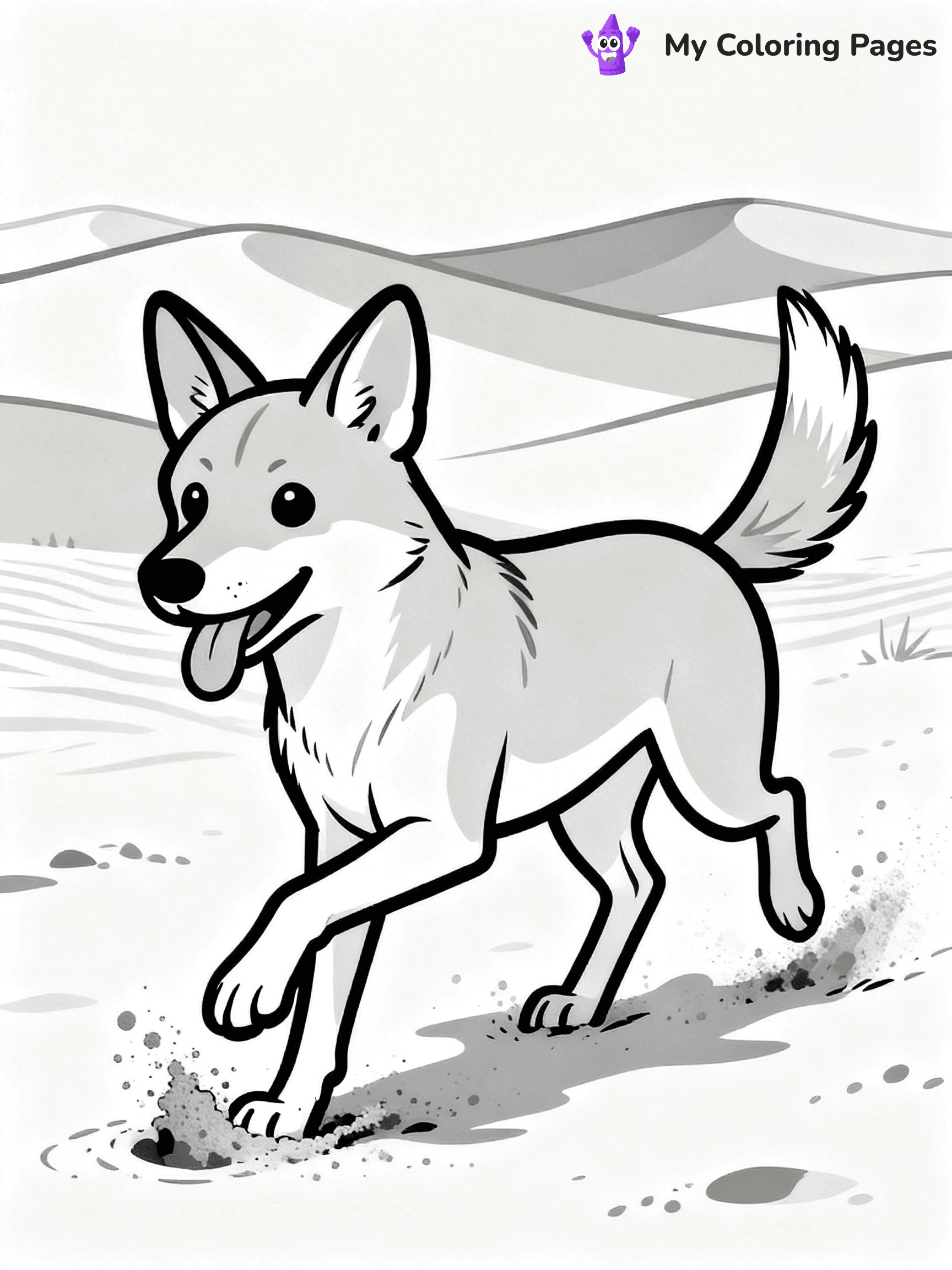 Dingo Coloring Pages - 24